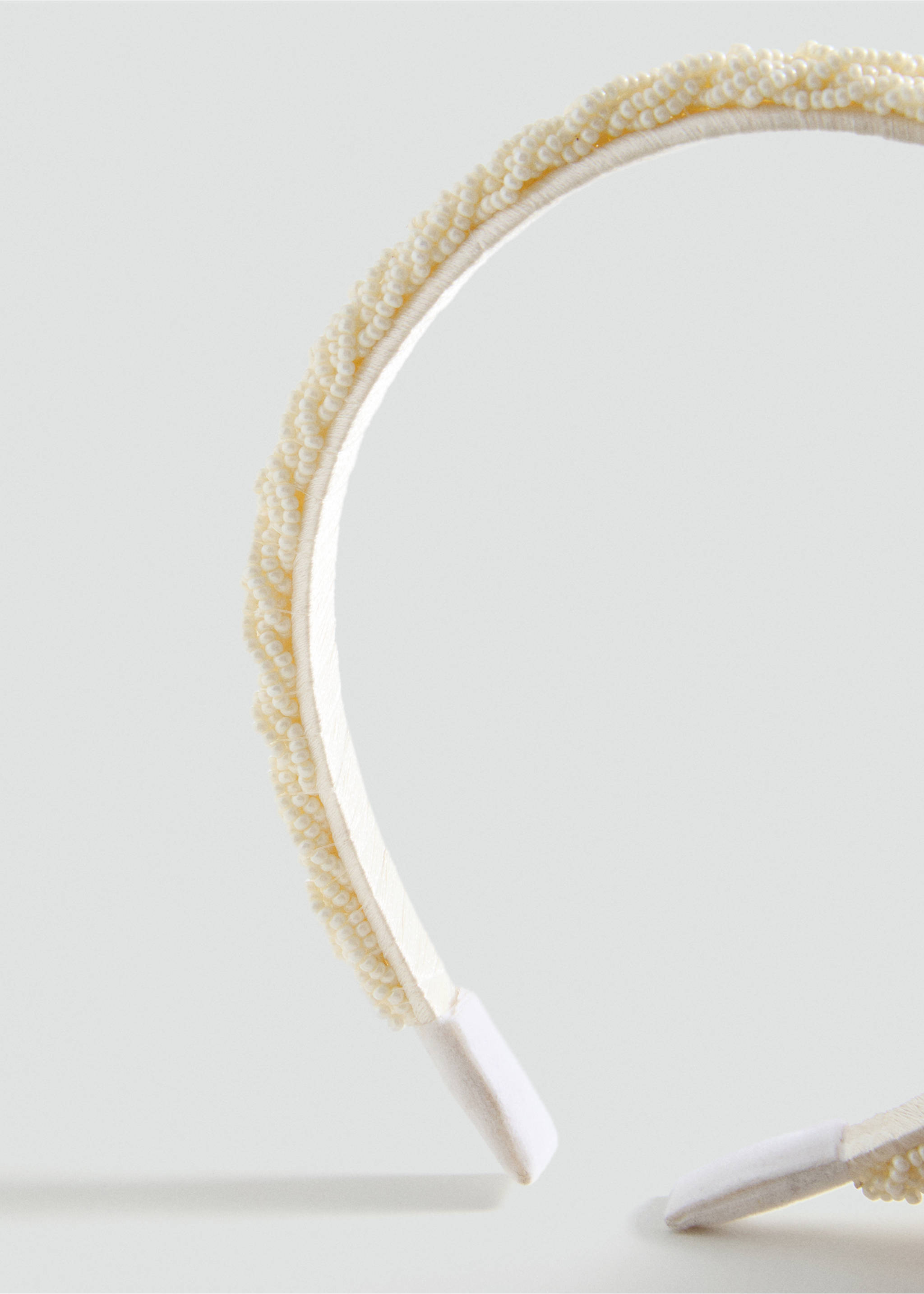 Haarreif in Flecht-Optik - Detail des Artikels 1, Ecru. Ref: 87054400-00.
