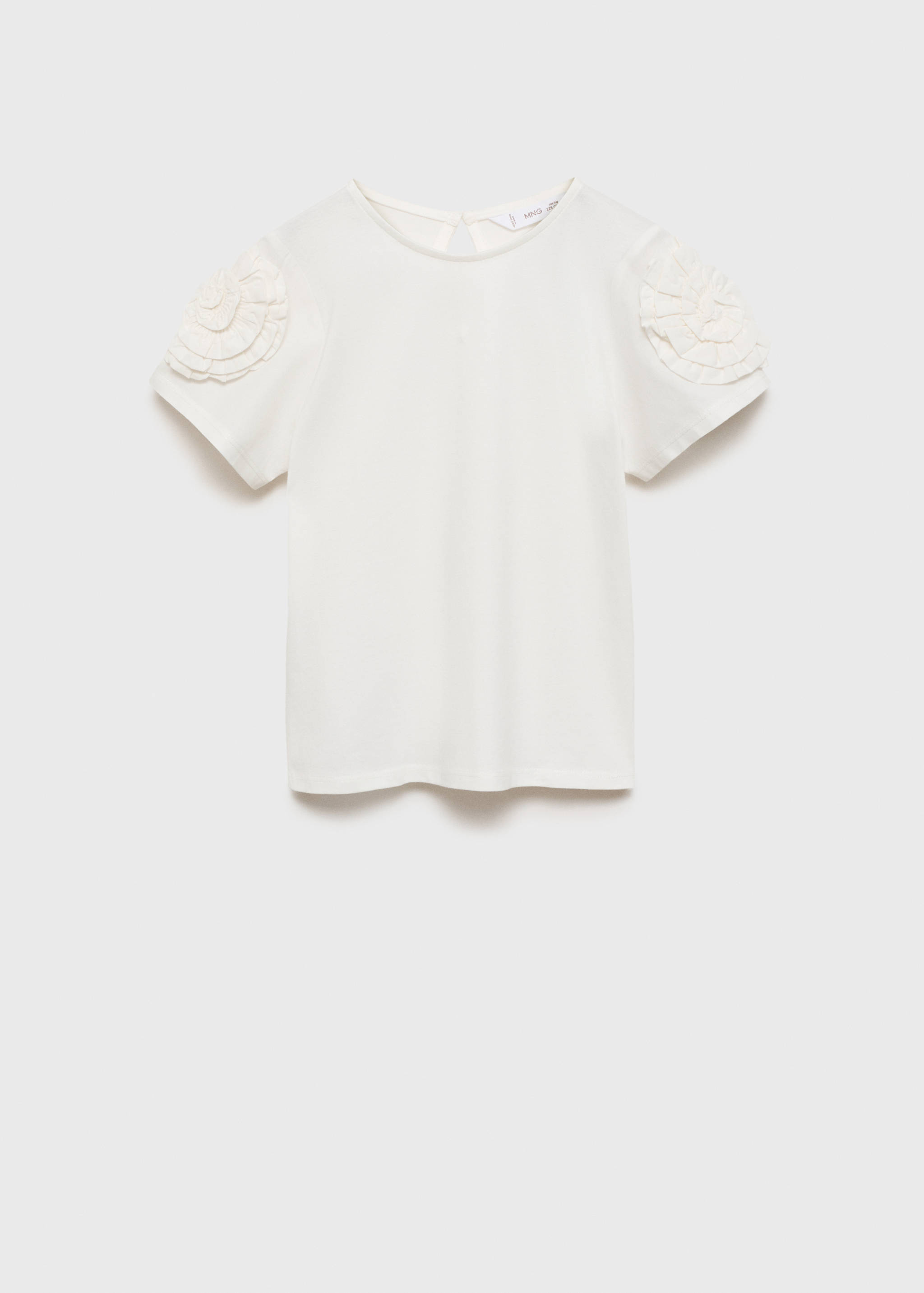 Embossed detail printed t-shirt - Article without model