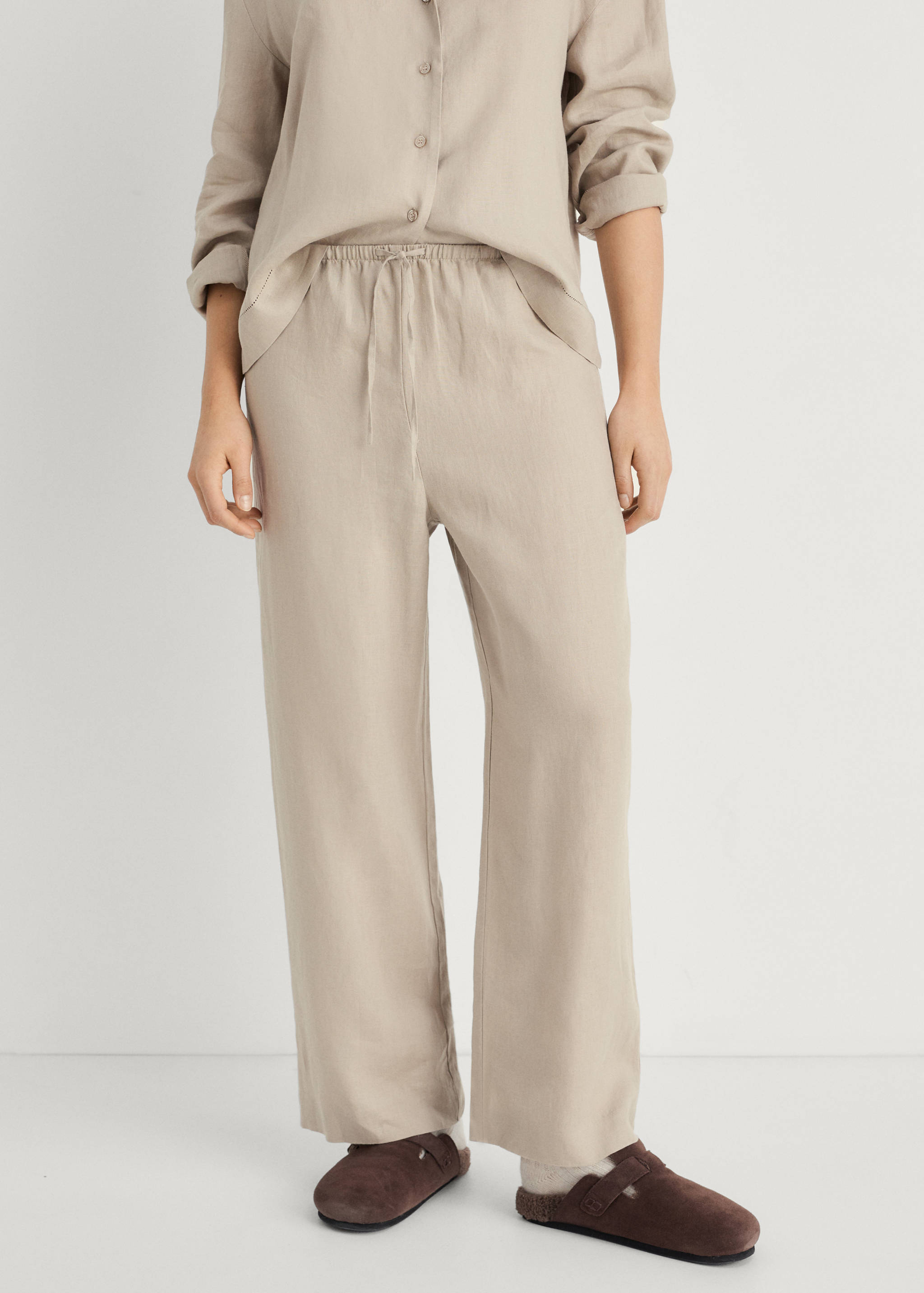 Pantalon lin - Plan moyen
