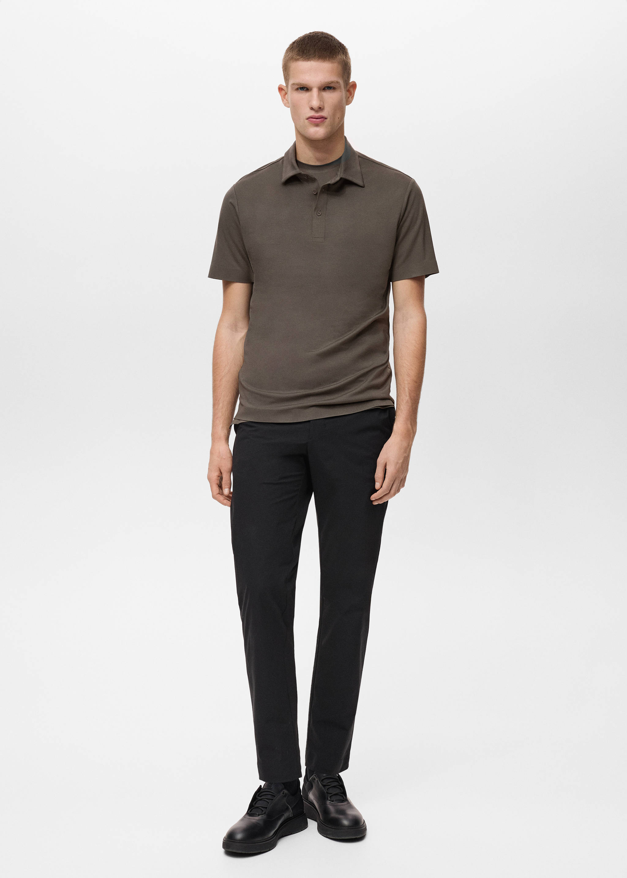 COOLMAX® slim-fit polo shirt - General plane