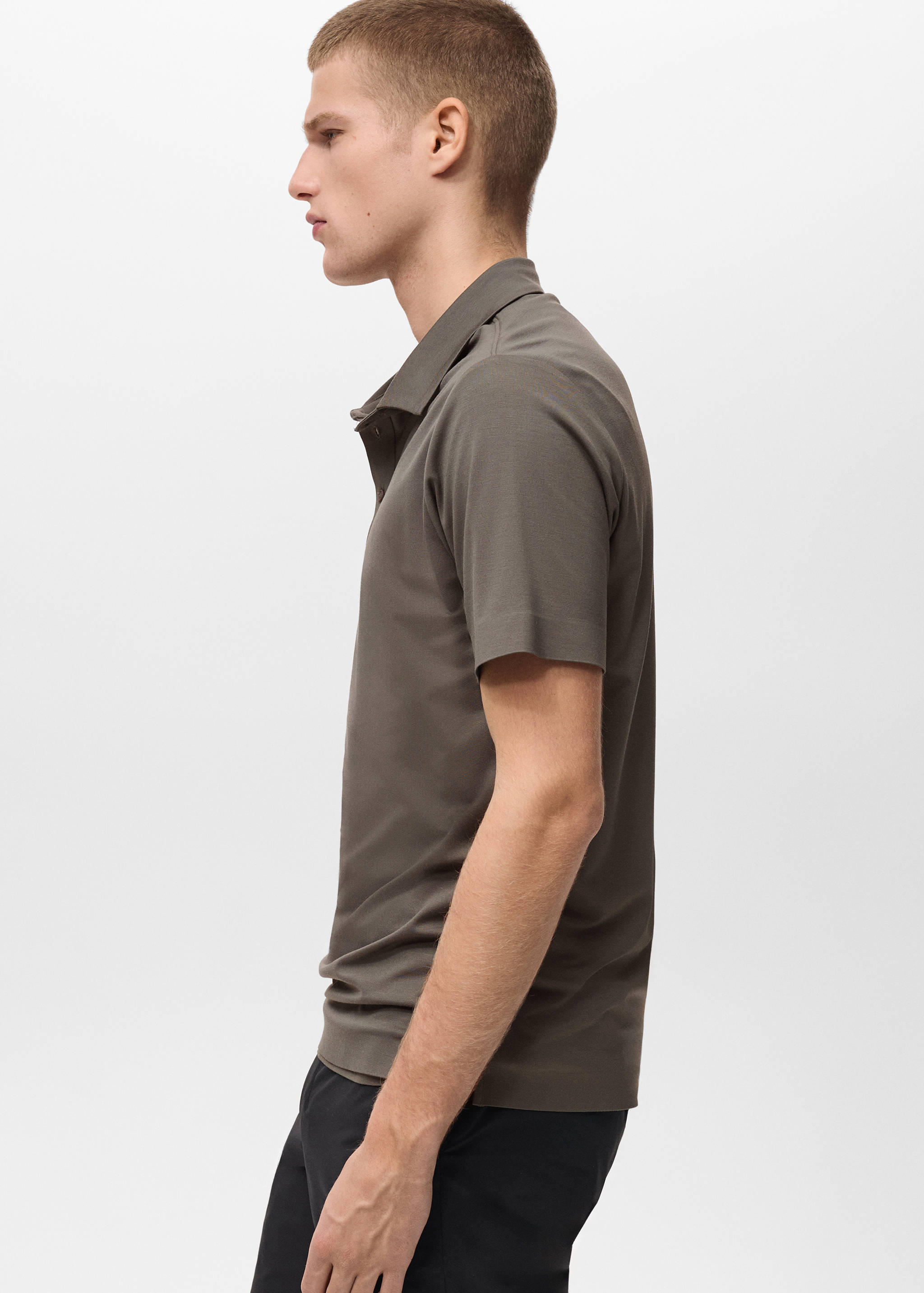 COOLMAX® slim-fit polo shirt - Details of the article 2