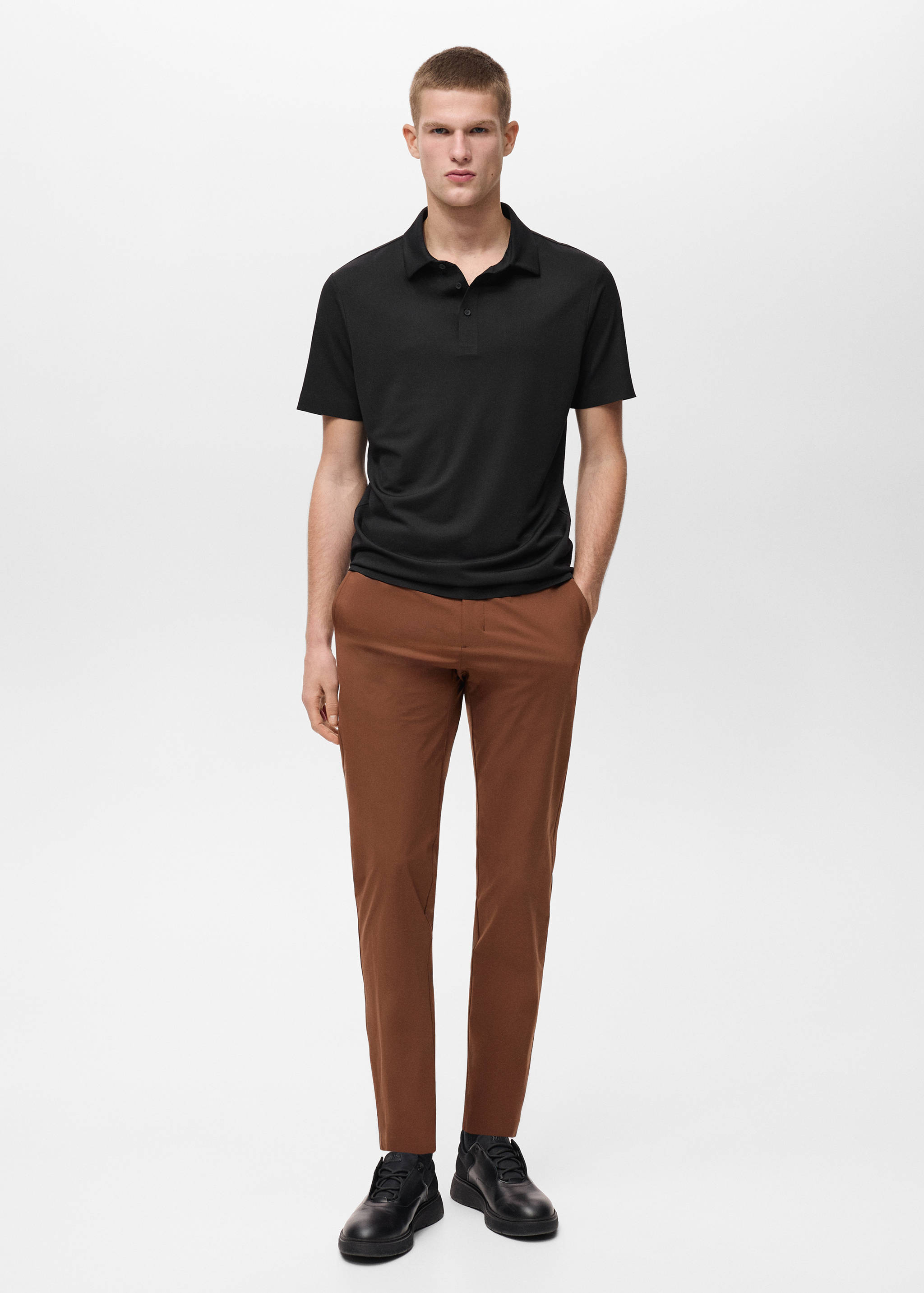 COOLMAX® slim-fit polo shirt - General plane