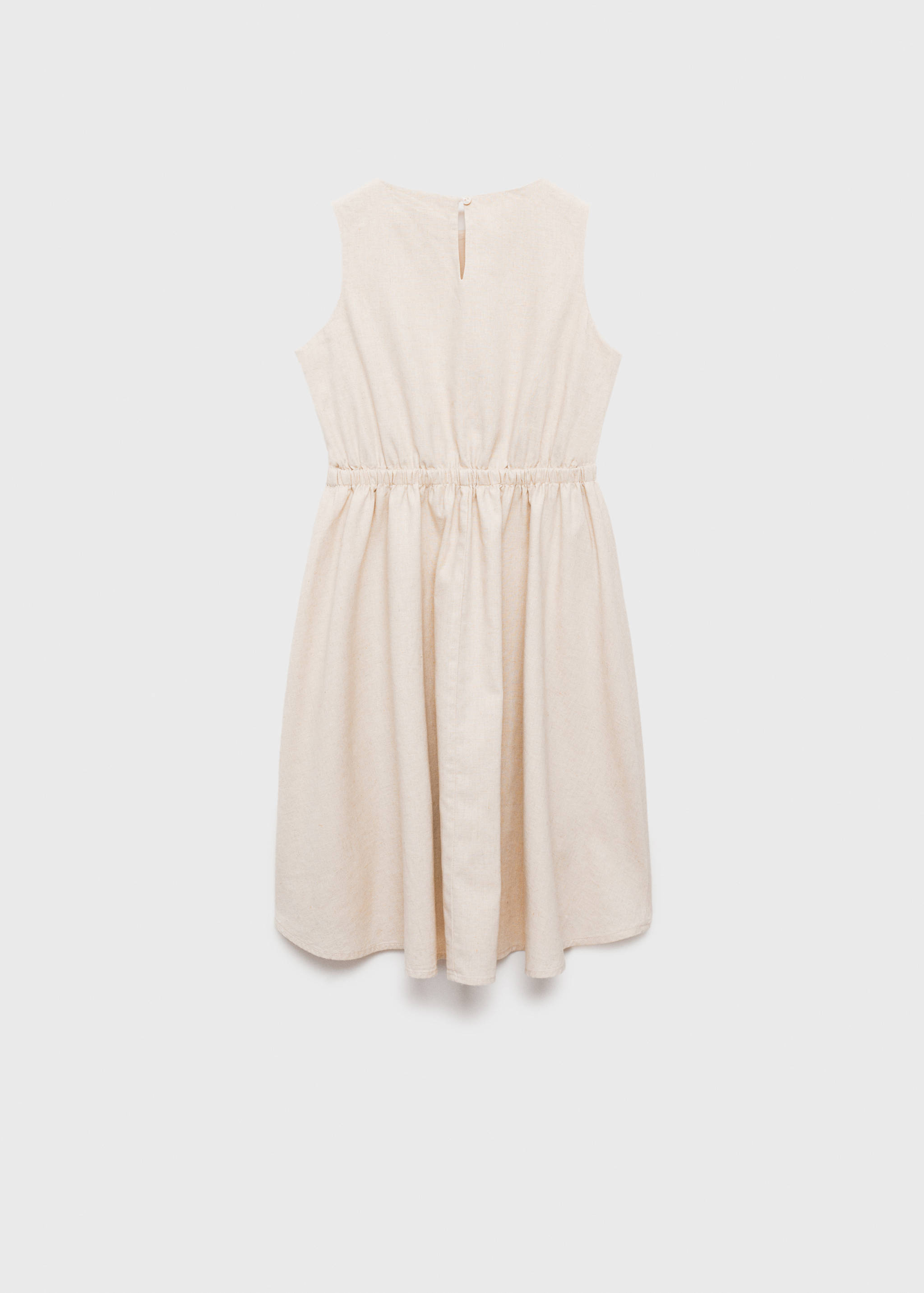 Robe lin détail froncé - Verso de l’article