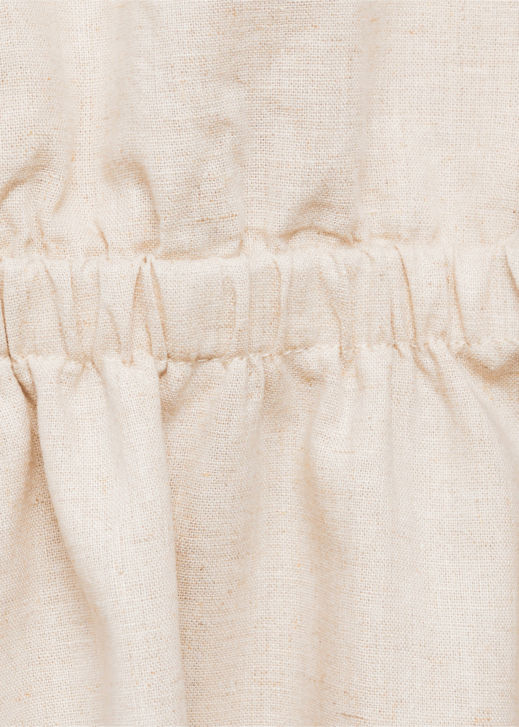 Vestit lli detall frunzit - Detall de l'article 0, Gris clar/pastel. Ref: 87054407-00.