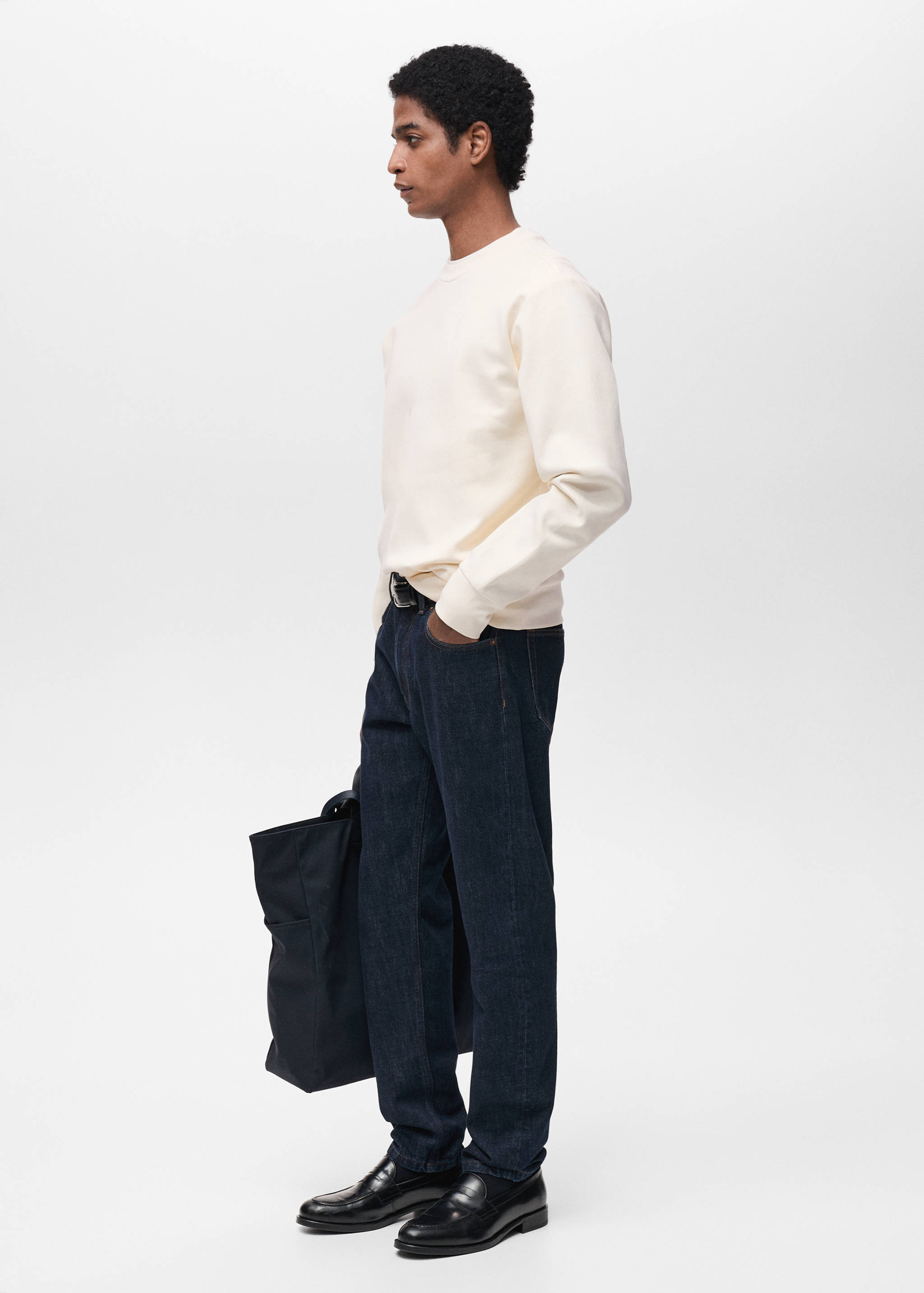 Regular-fit cotton sweatshirt - Details of the article 2