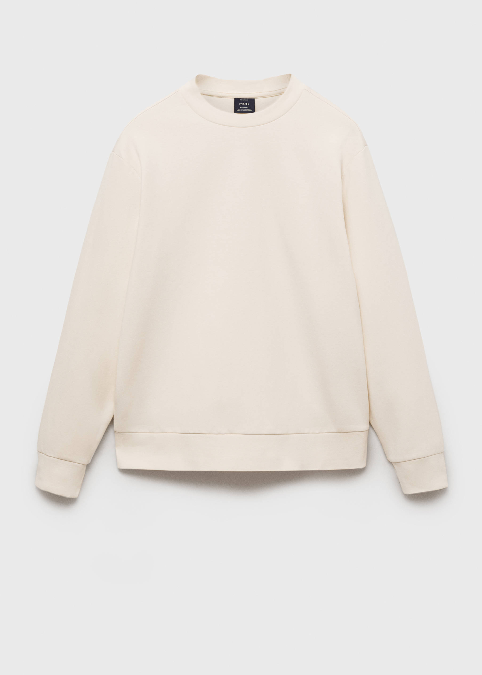 Regular-fit cotton sweatshirt - Article without model