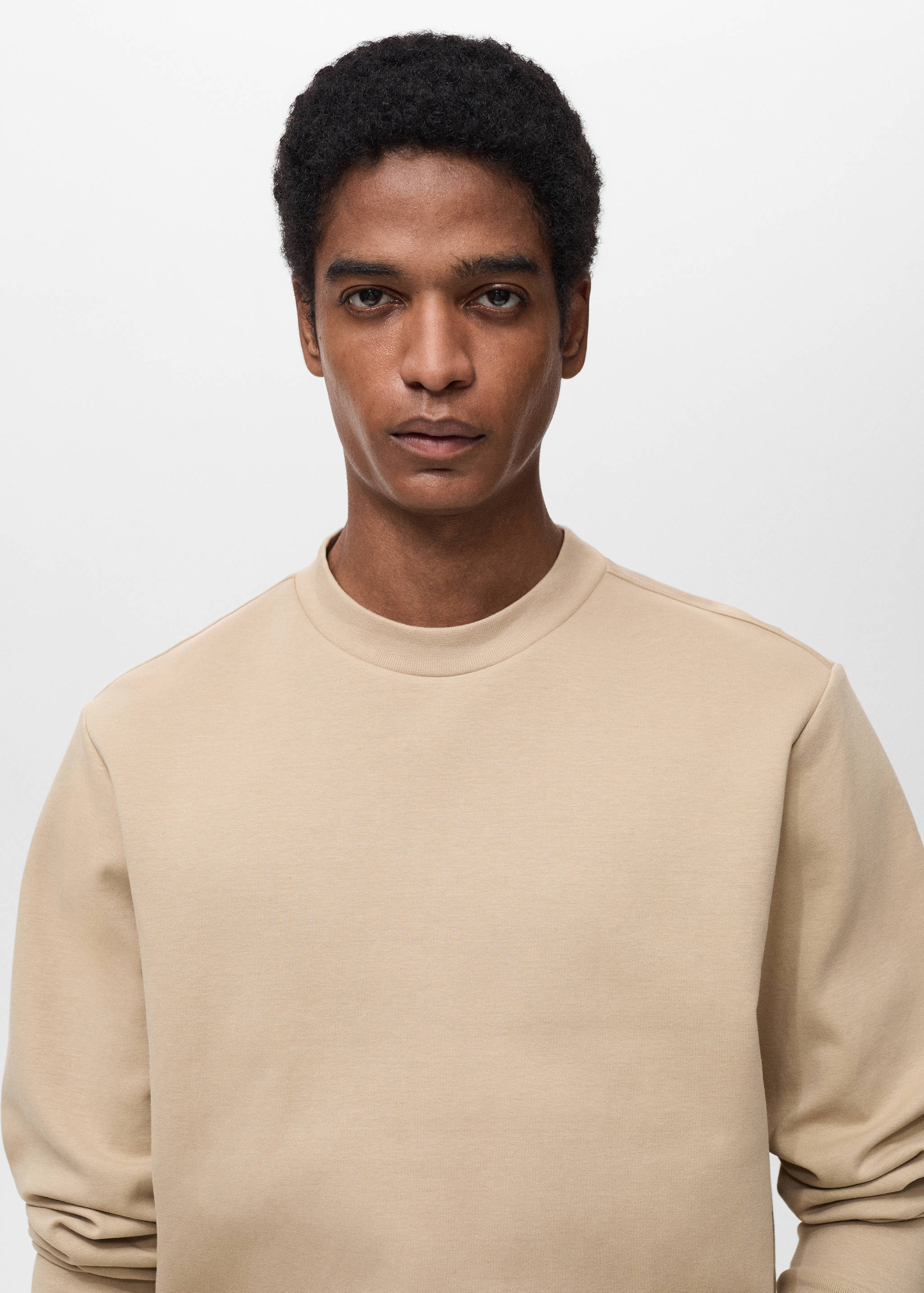 Regular-fit cotton sweatshirt - Details of the article 1