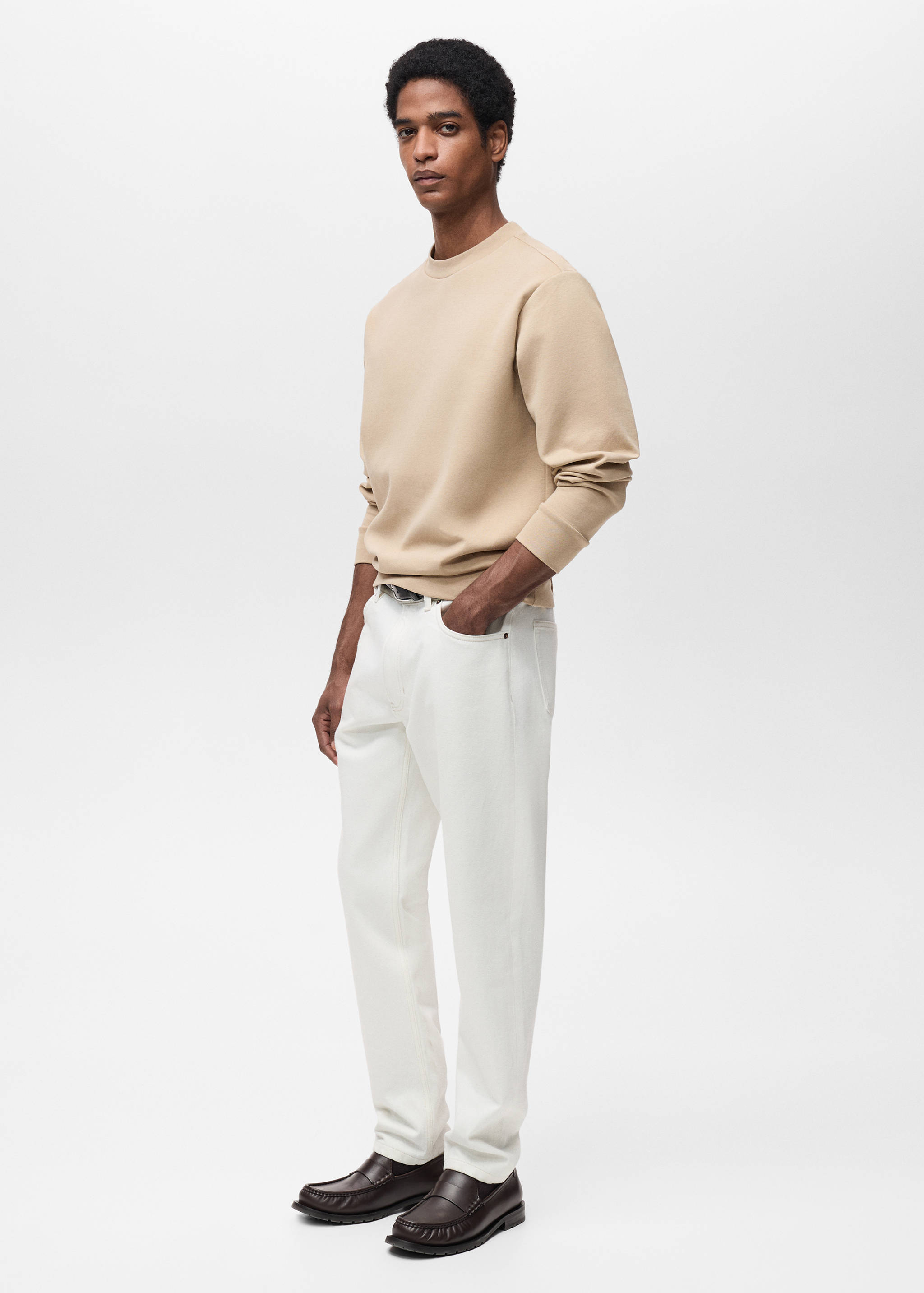 Regular-fit cotton sweatshirt - Details of the article 2