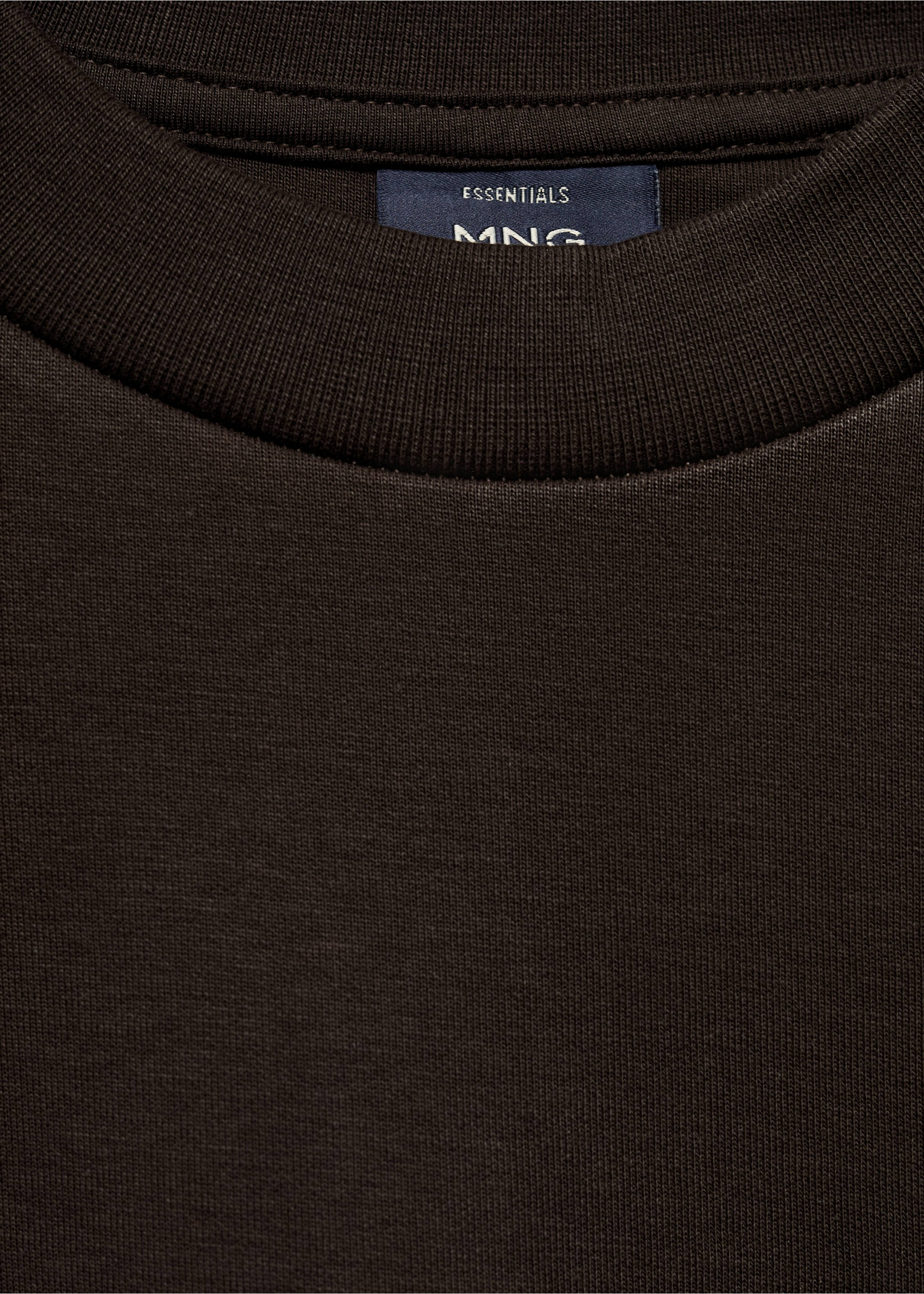 Sweat-shirt coton regular-fit - Détail de l'article 8, Chocolat. Ref: 87054409-00.