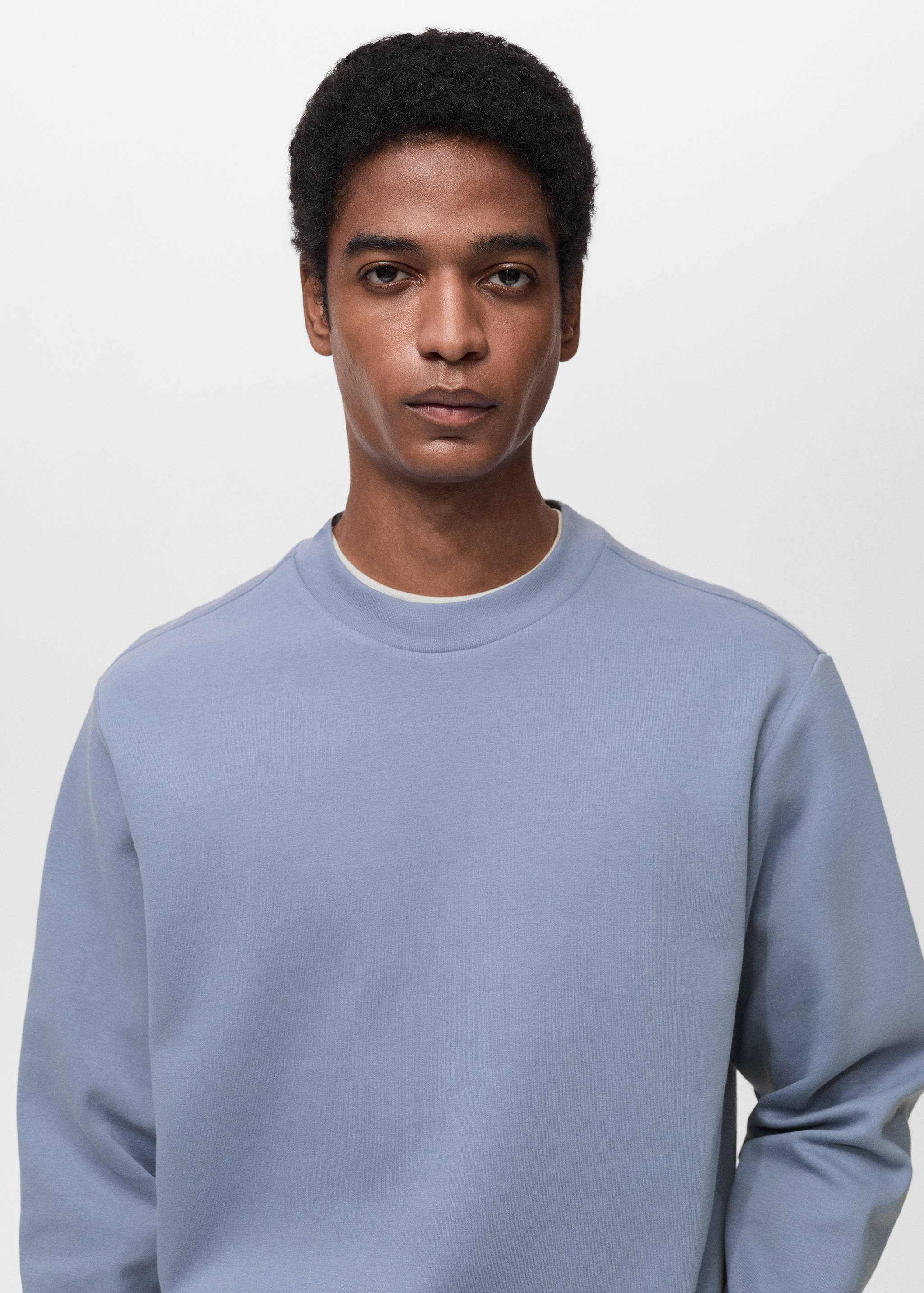 Regular-fit cotton sweatshirt - Details of the article 1