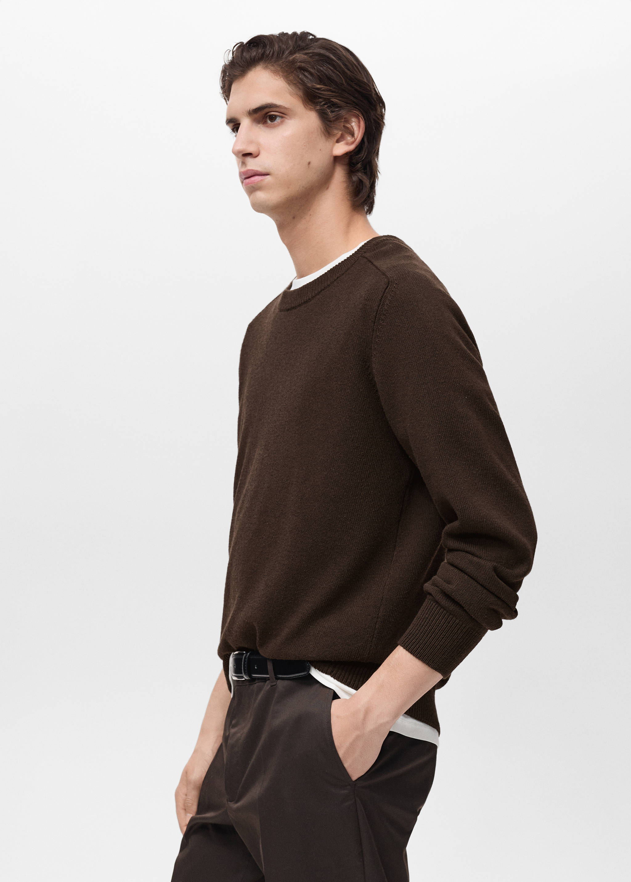 Knitted cotton sweater - Details of the article 2
