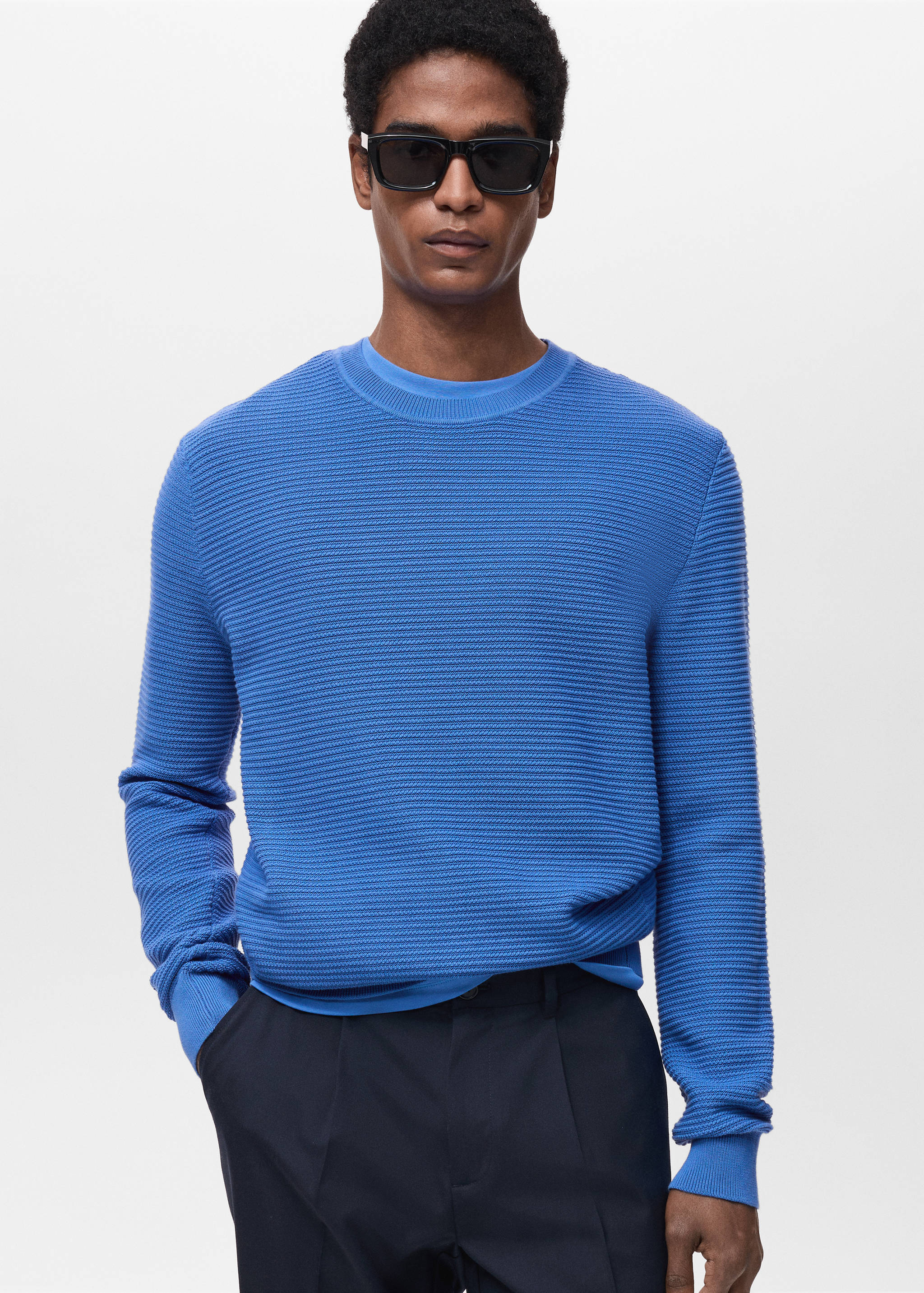 Jersey 100% algodón trenzado - Plano medio