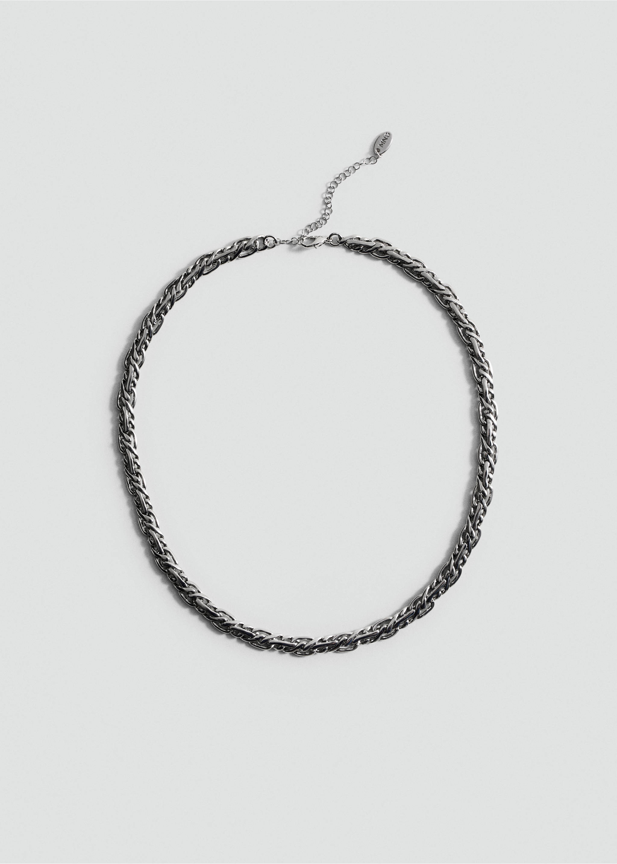 Necklace with mini links - Article without model, Silver. Ref: 87054415-00.
