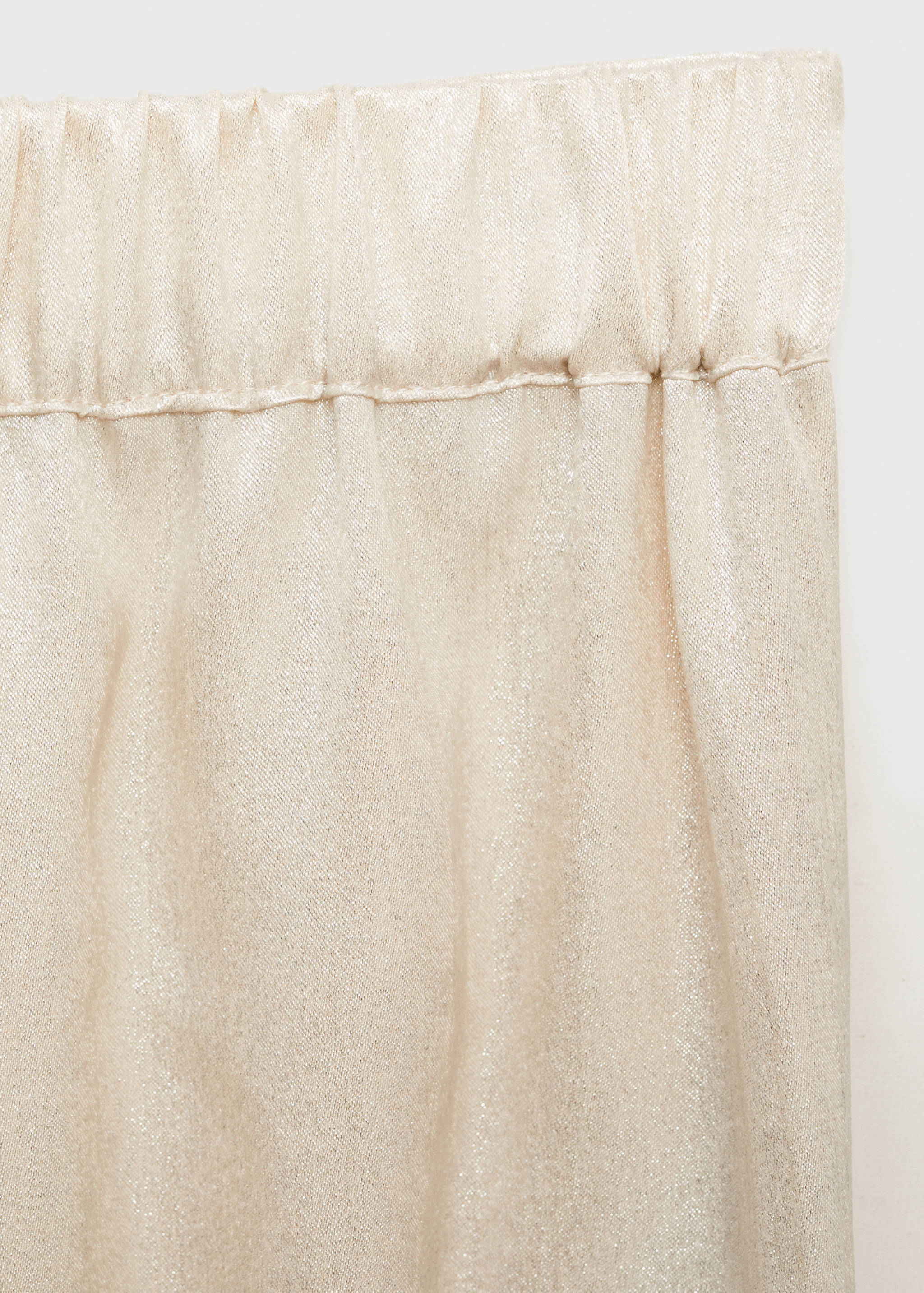 Metallic straight-fit trousers - Details of the article 0