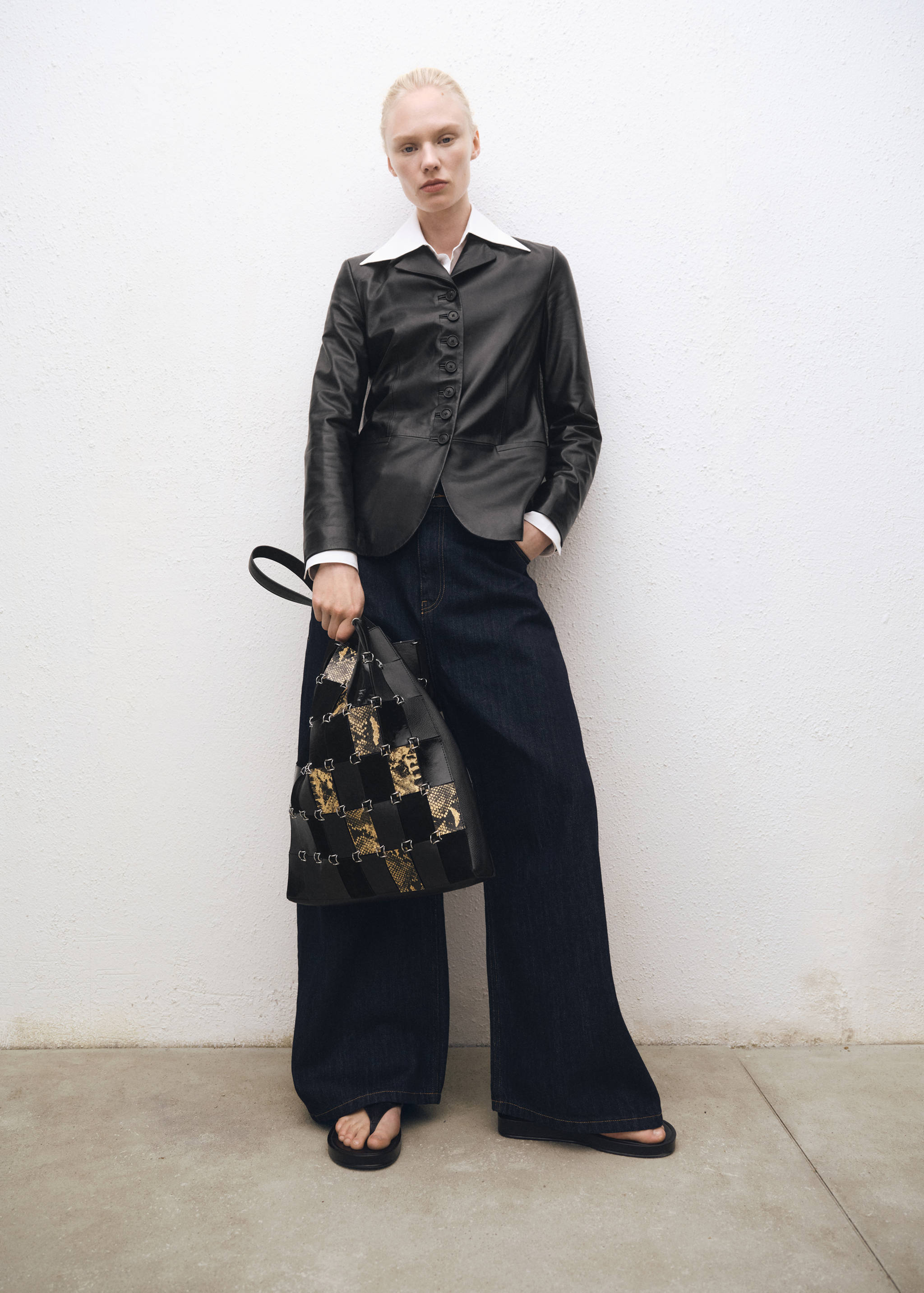 Blazer pelle bottoni - Dettaglio dell'articolo 2