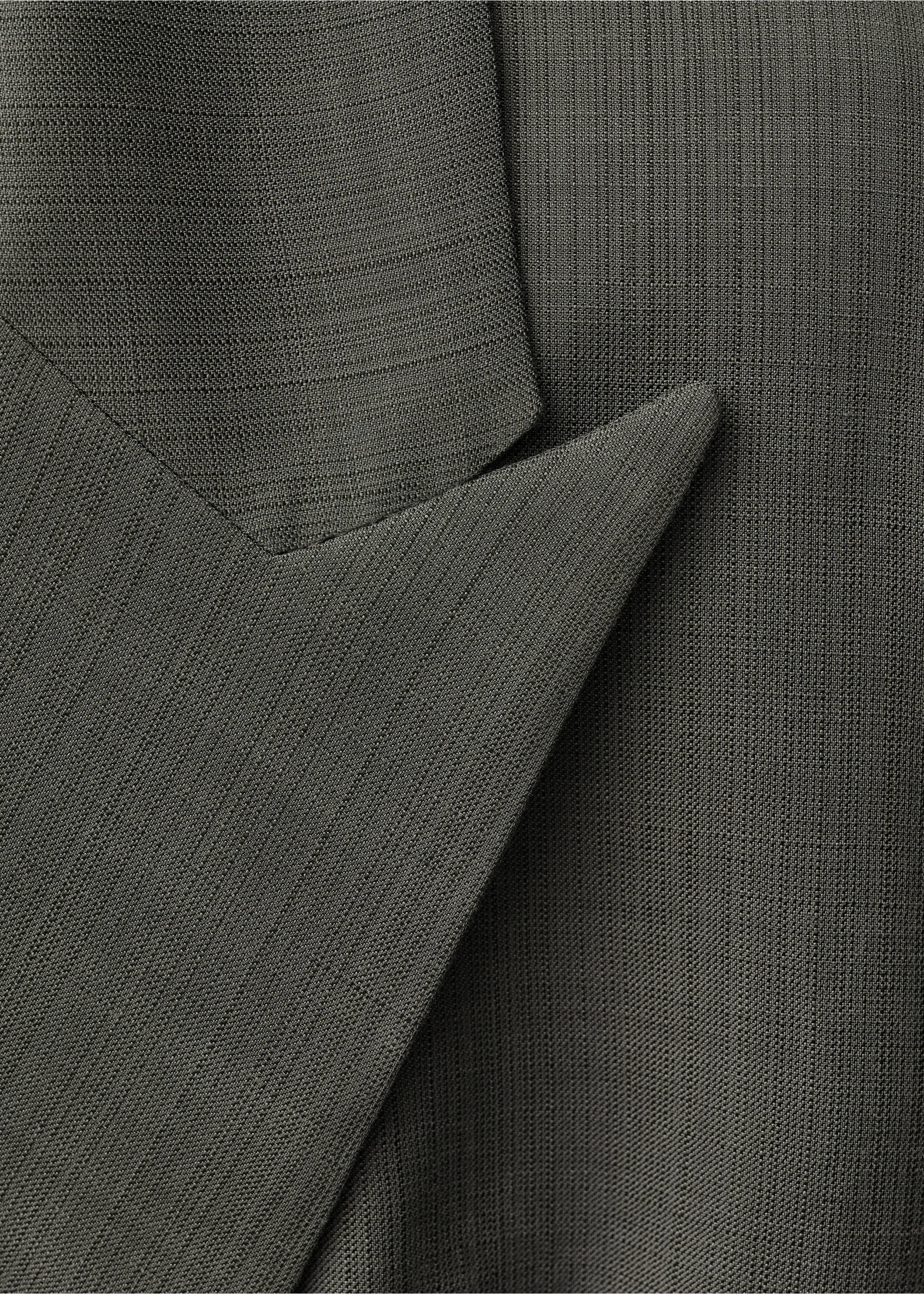 Veste costume oversize croisée - Détail de l'article 0, Kaki. Ref: 87054420-00.