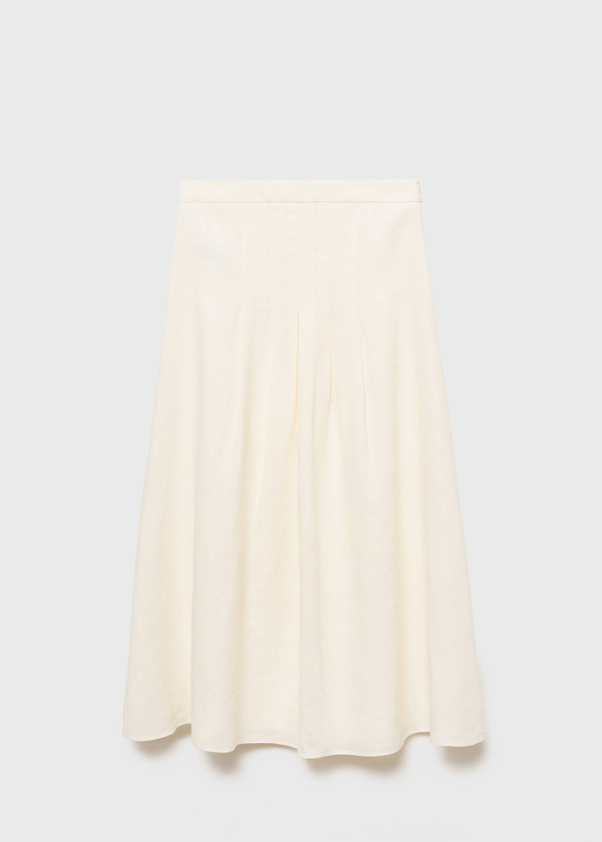 Langt linskjørt med folder - Artikkel uten modell