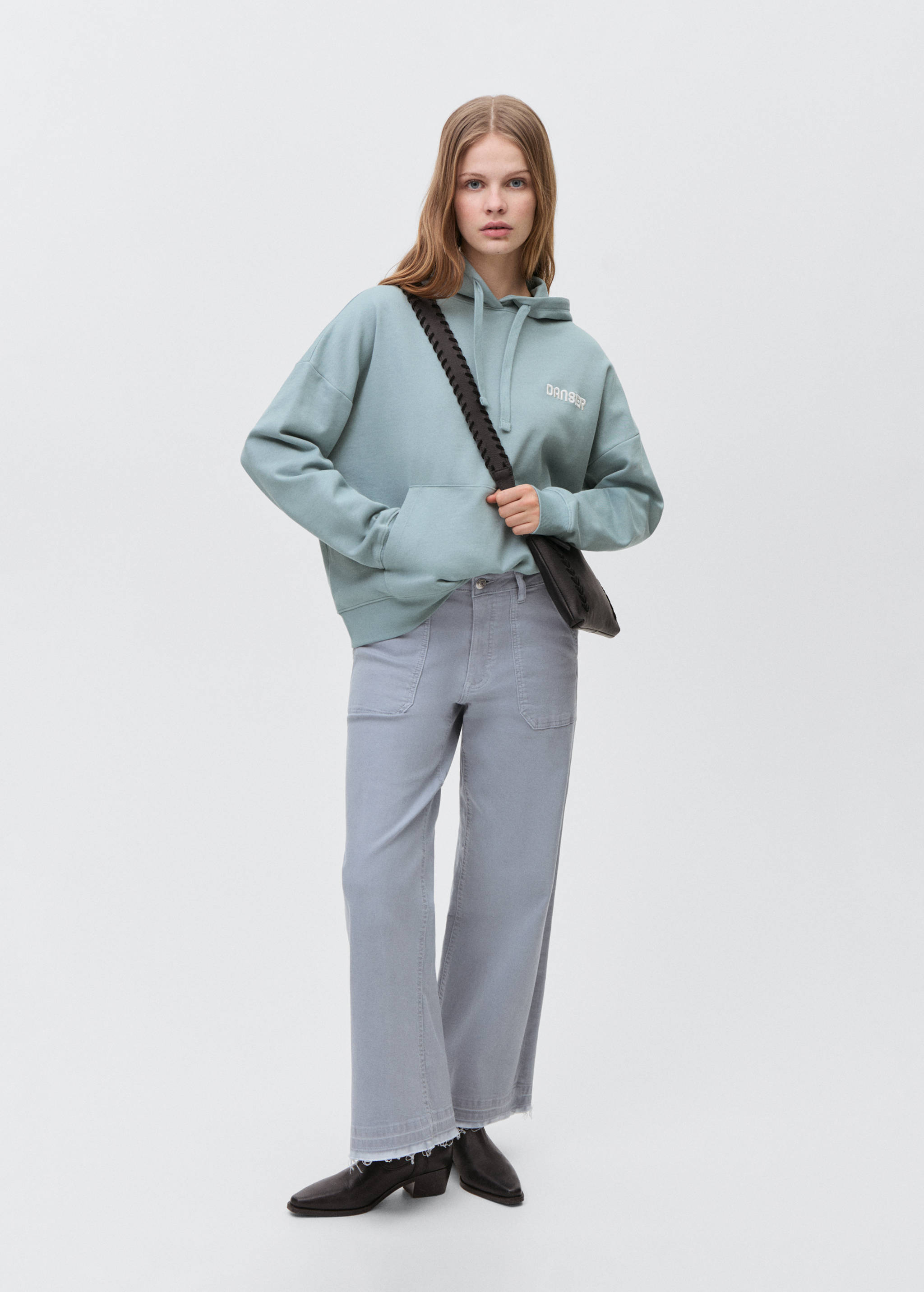 Sweater à capuche coton - Plan général