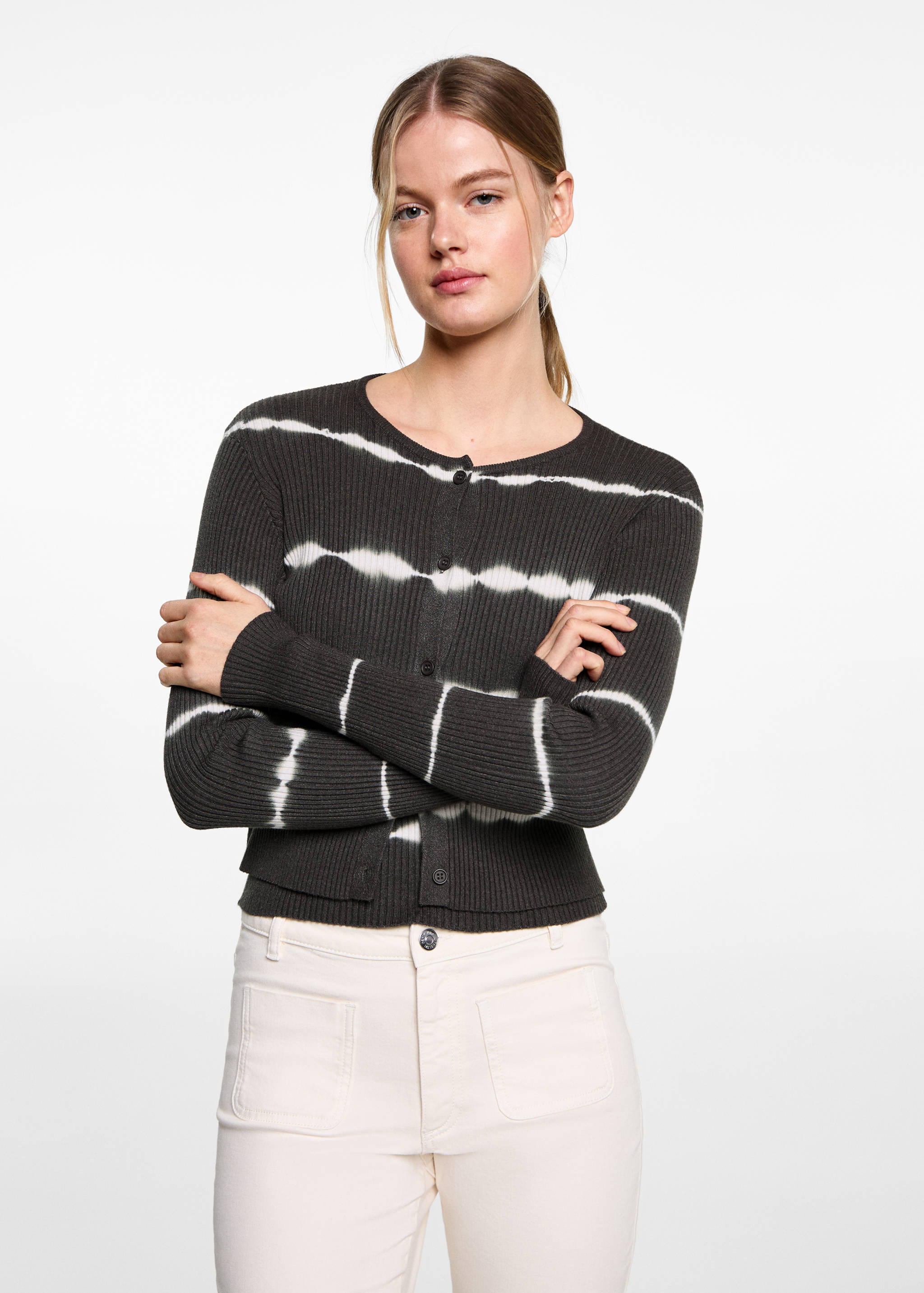 Feiner Strickcardigan - Mittlere Ansicht