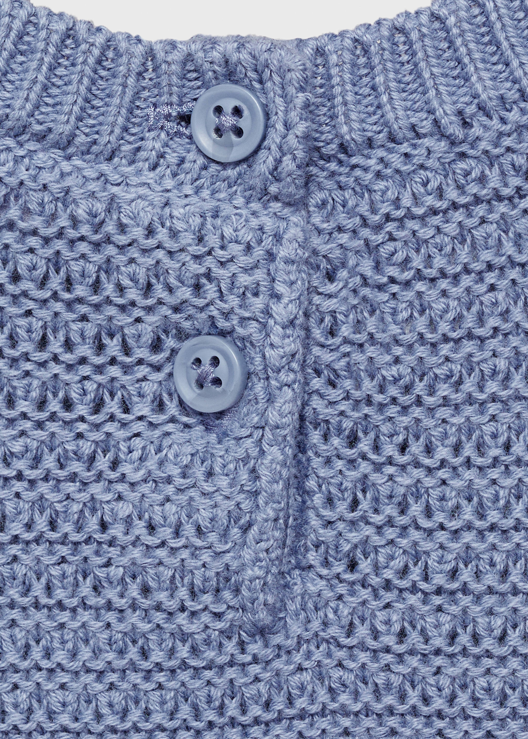 Short-sleeved knitted cotton sweater - Details of the article 8