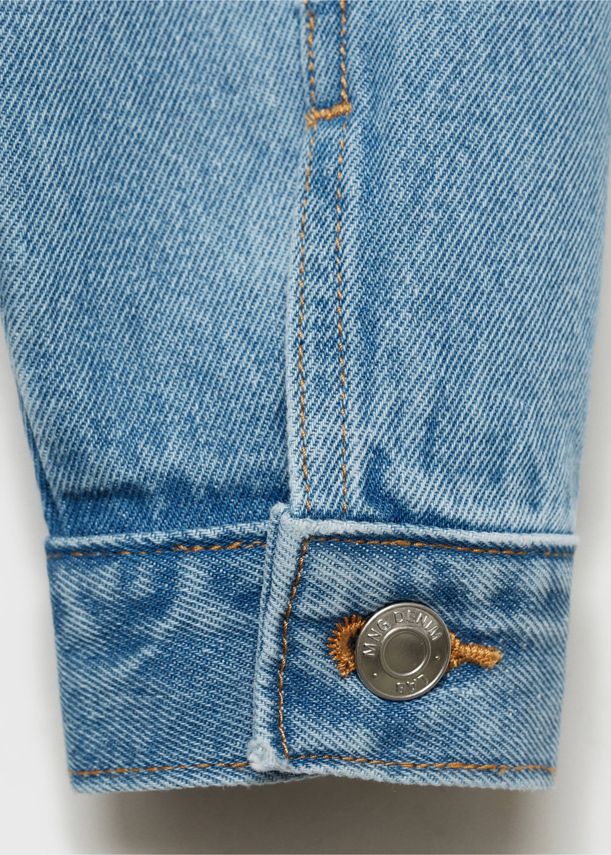 Blouson en jean - Détail de l'article 0, Bleu moyen. Ref: 87054796-00.