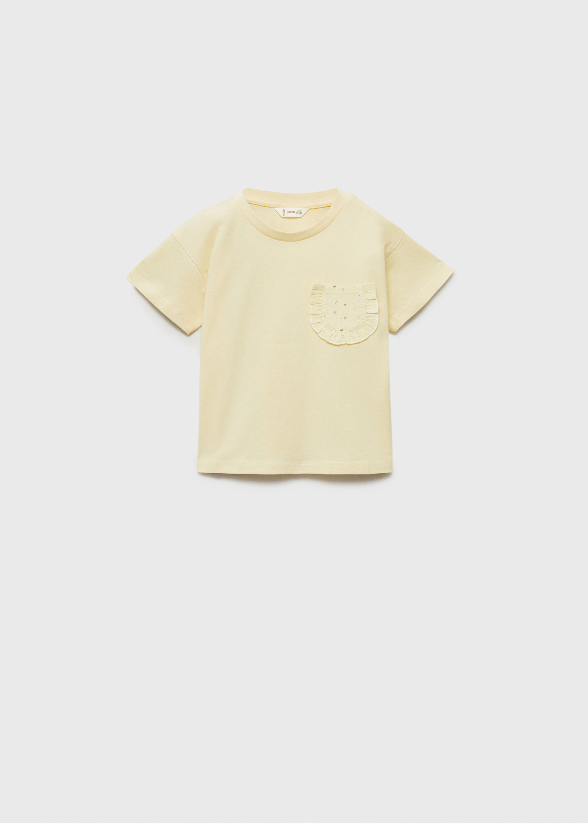 Samarreta butxaca aplicada - Article sense model, Groc. Ref: 87054797-00.