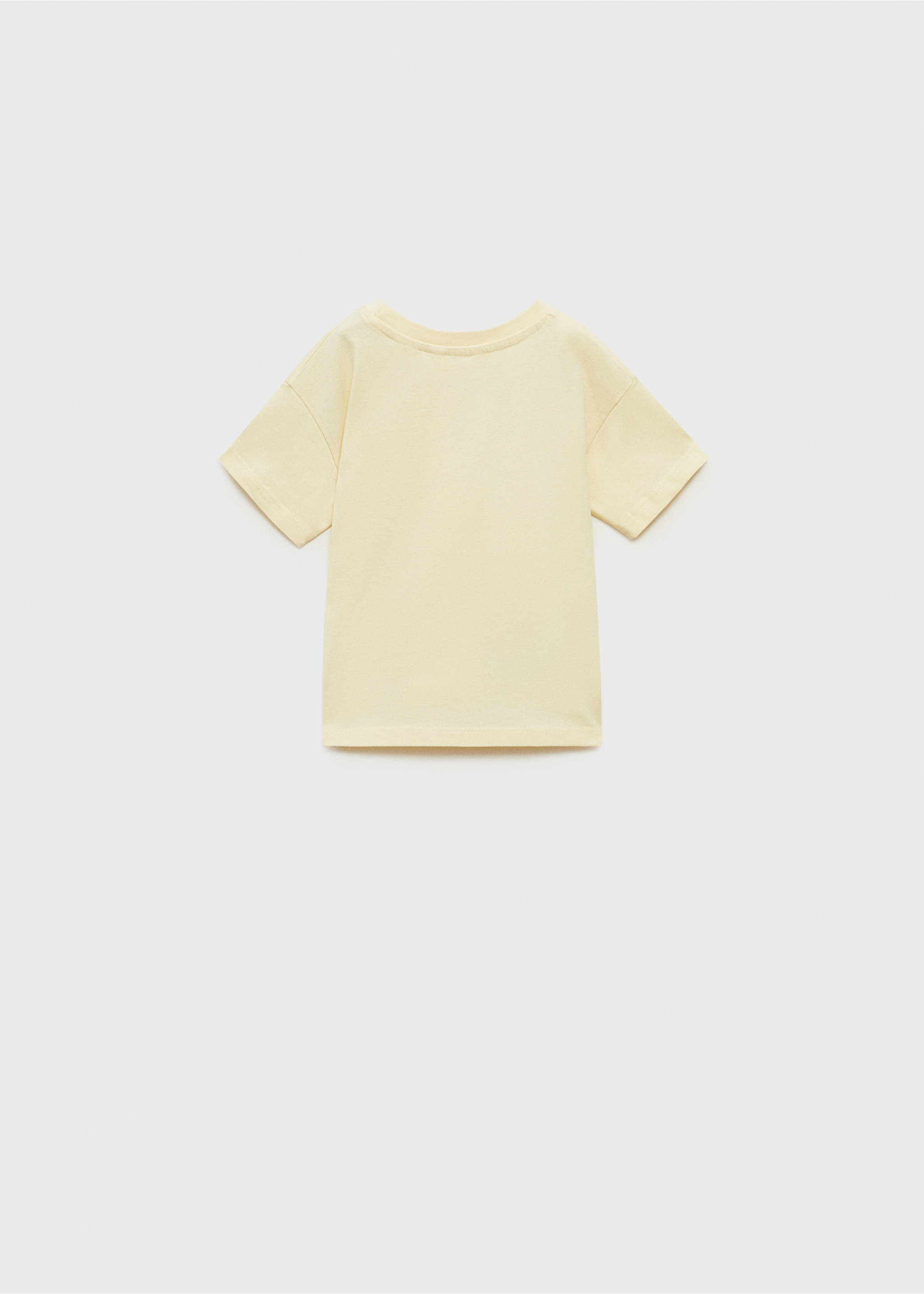 Samarreta butxaca aplicada - Revers de l'article, Groc. Ref: 87054797-00.