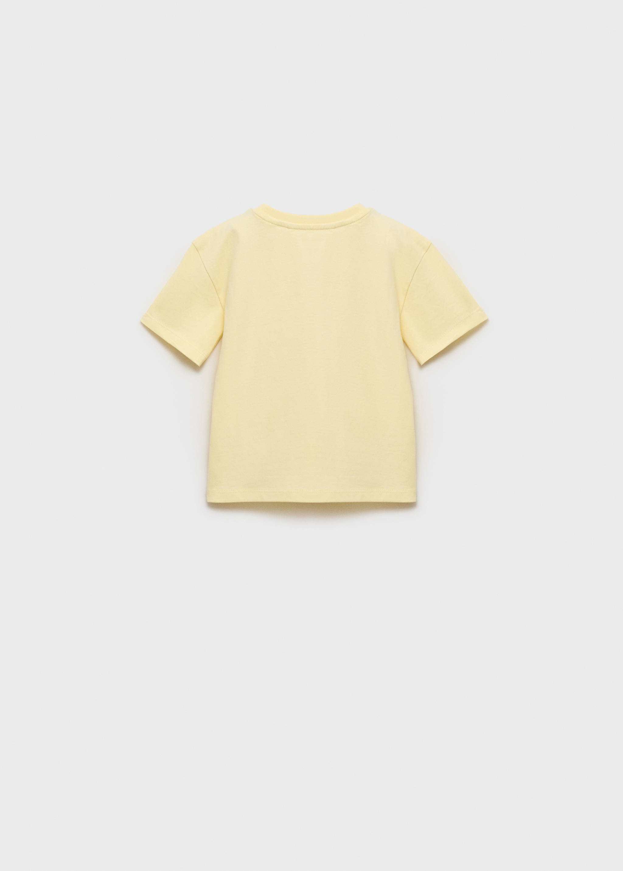 Cotton t-shirt with printed drawing - Reverse of the article