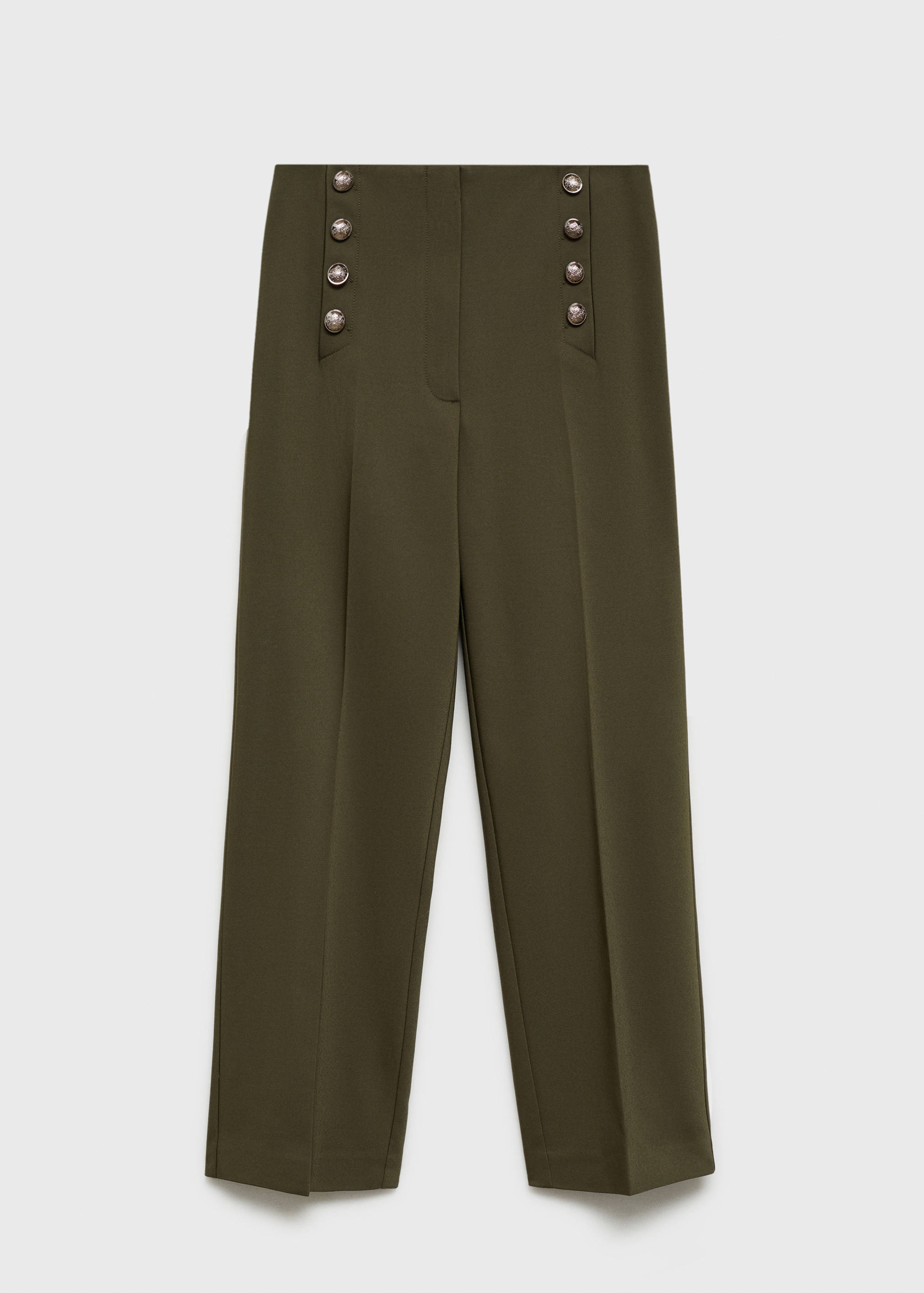 Pantalon droit boutons bijou - Article sans modèle