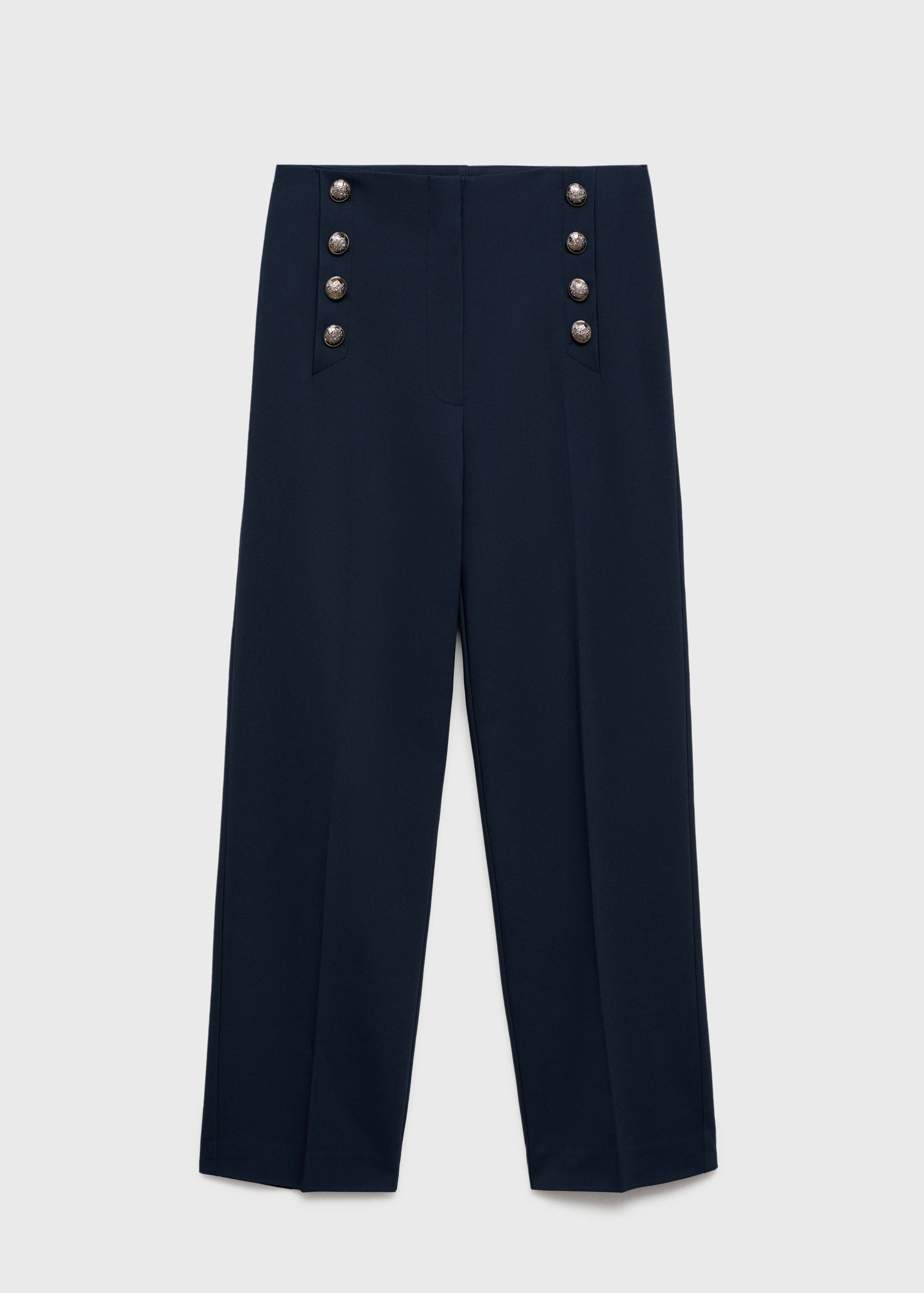 Pantalon droit boutons bijou - Article sans modèle