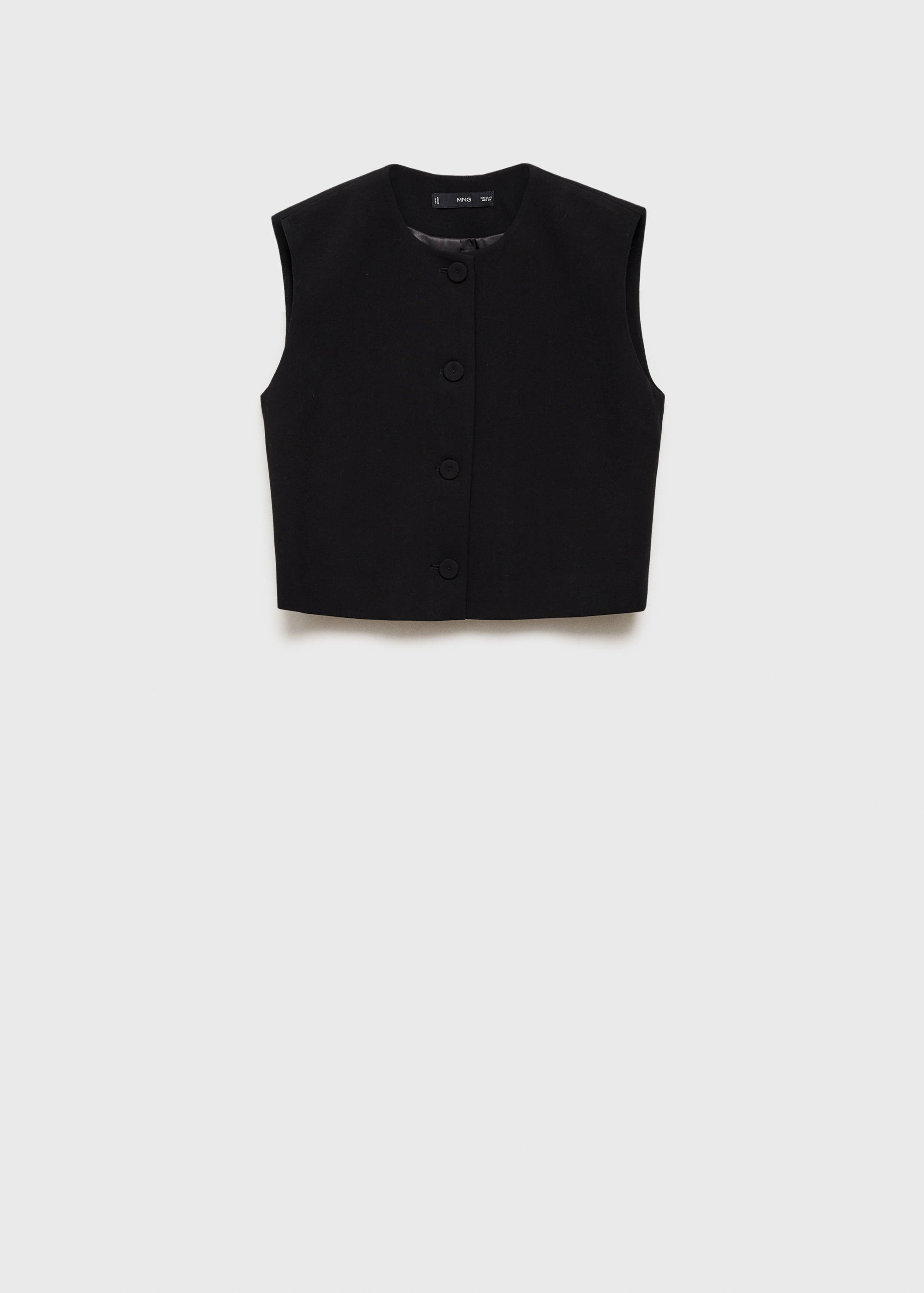 Suit waistcoat with buttons - Article without model