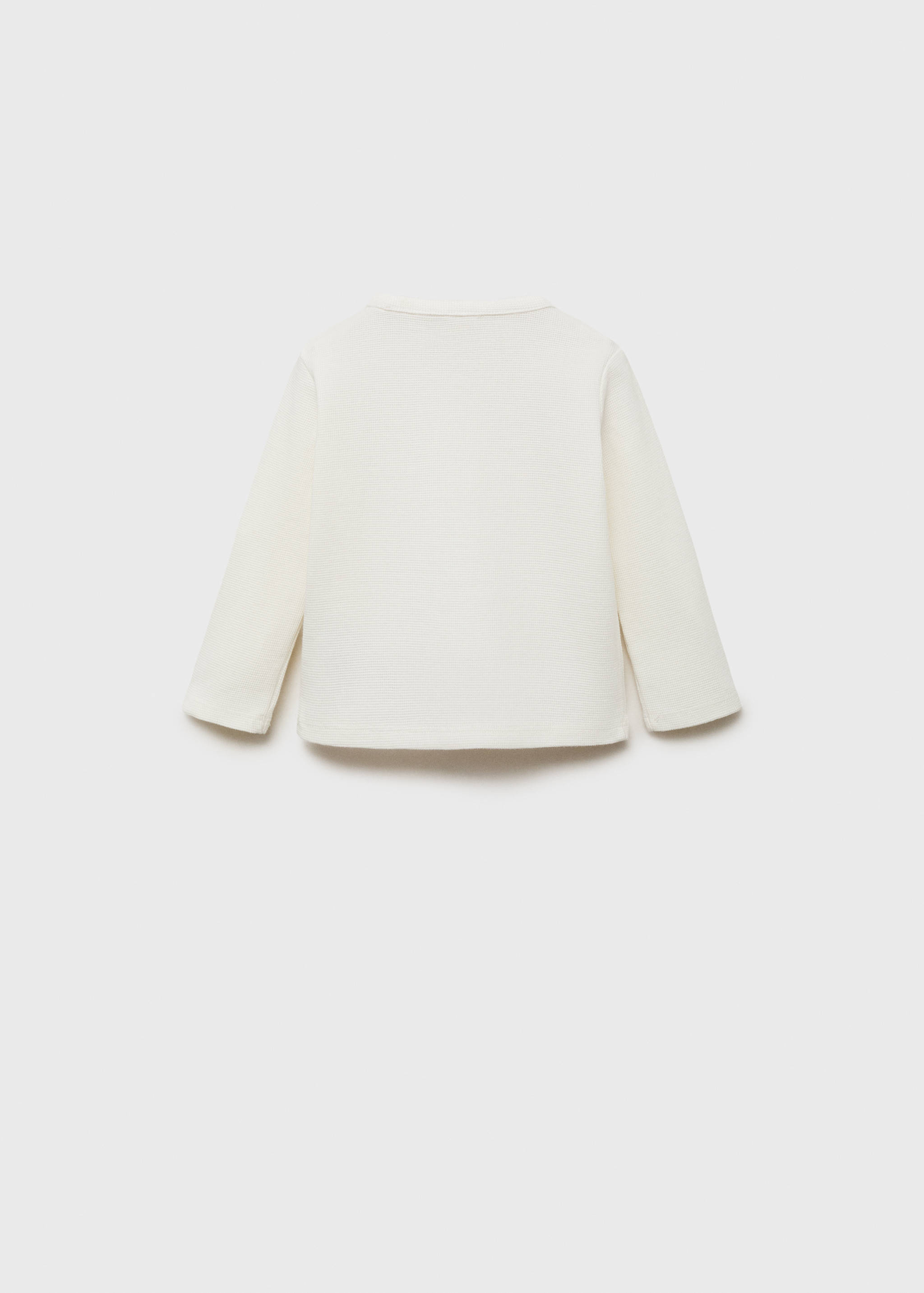 Samarreta màniga llarga botons - Revers de l'article