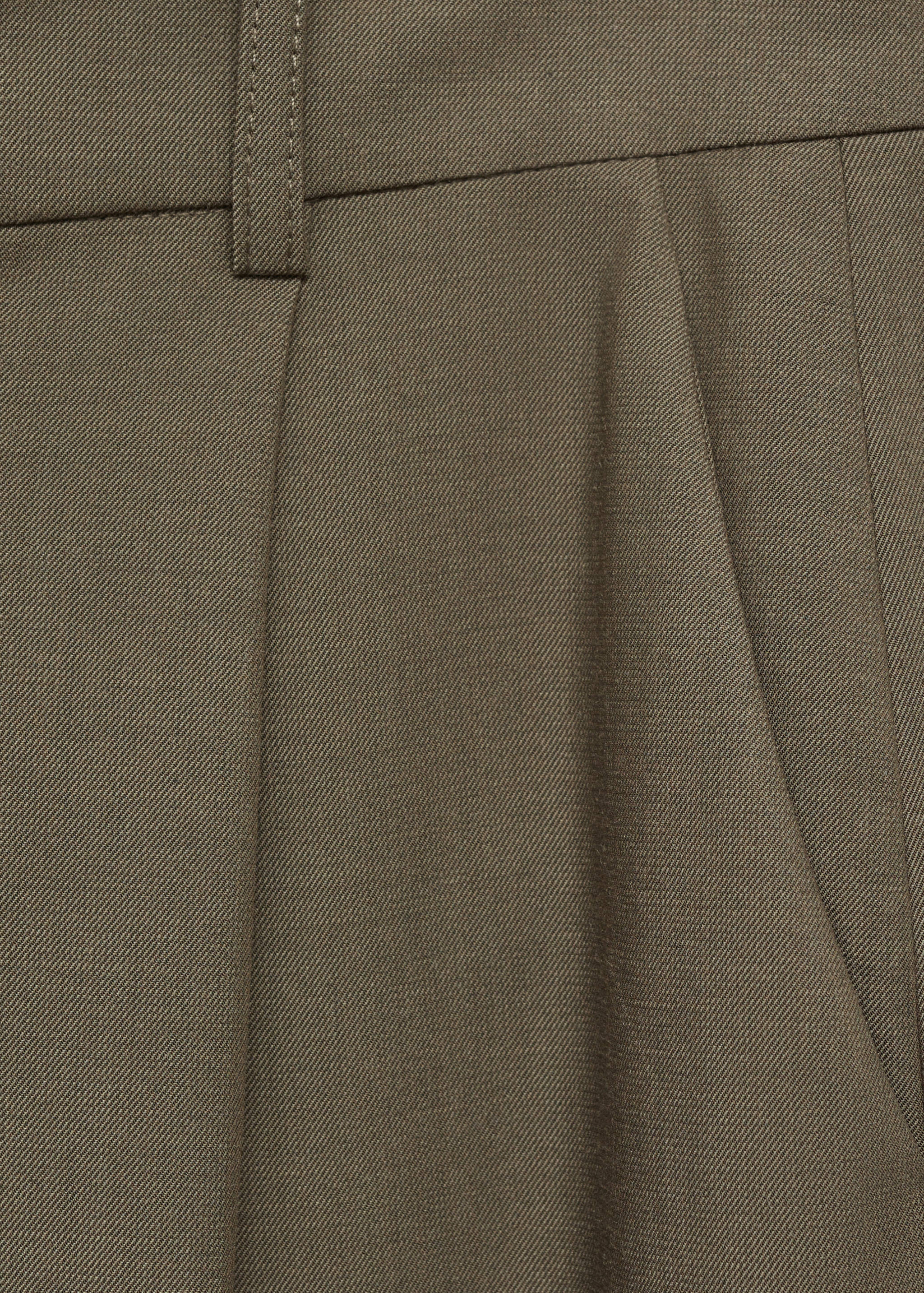 Straight mid-rise trousers - Details of the article 0