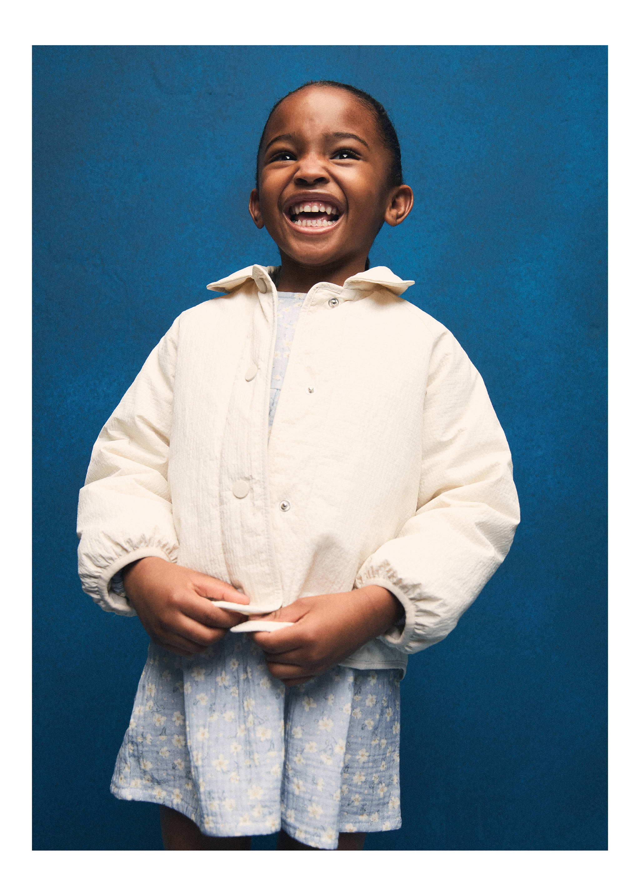 Water-repellent puffer coat - Details of the article 5, Off White. Ref: 87054809-00.