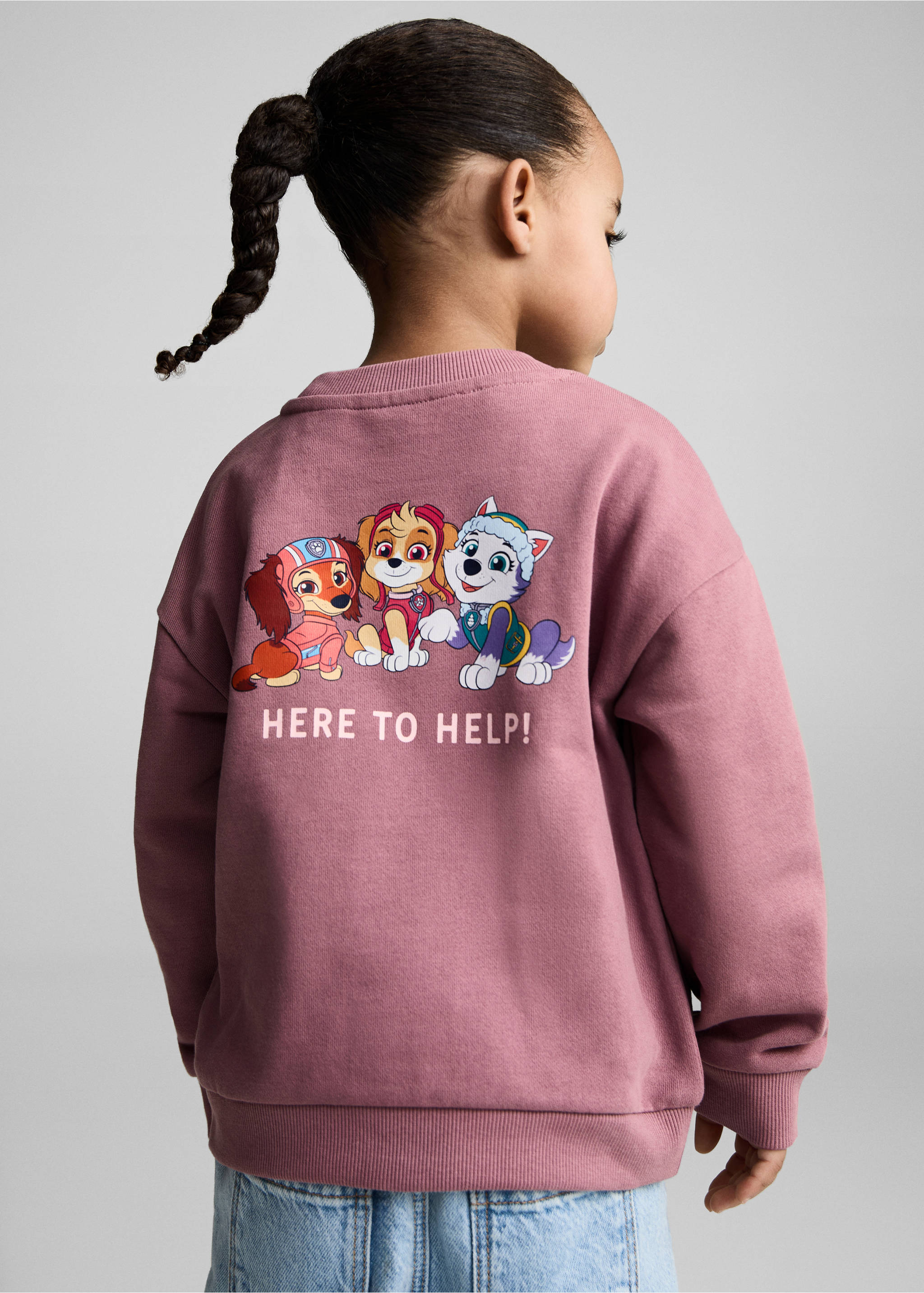 Paw Patrol Sweatshirt - Reverse of the article, Dark Red. Ref: 87055140-00.