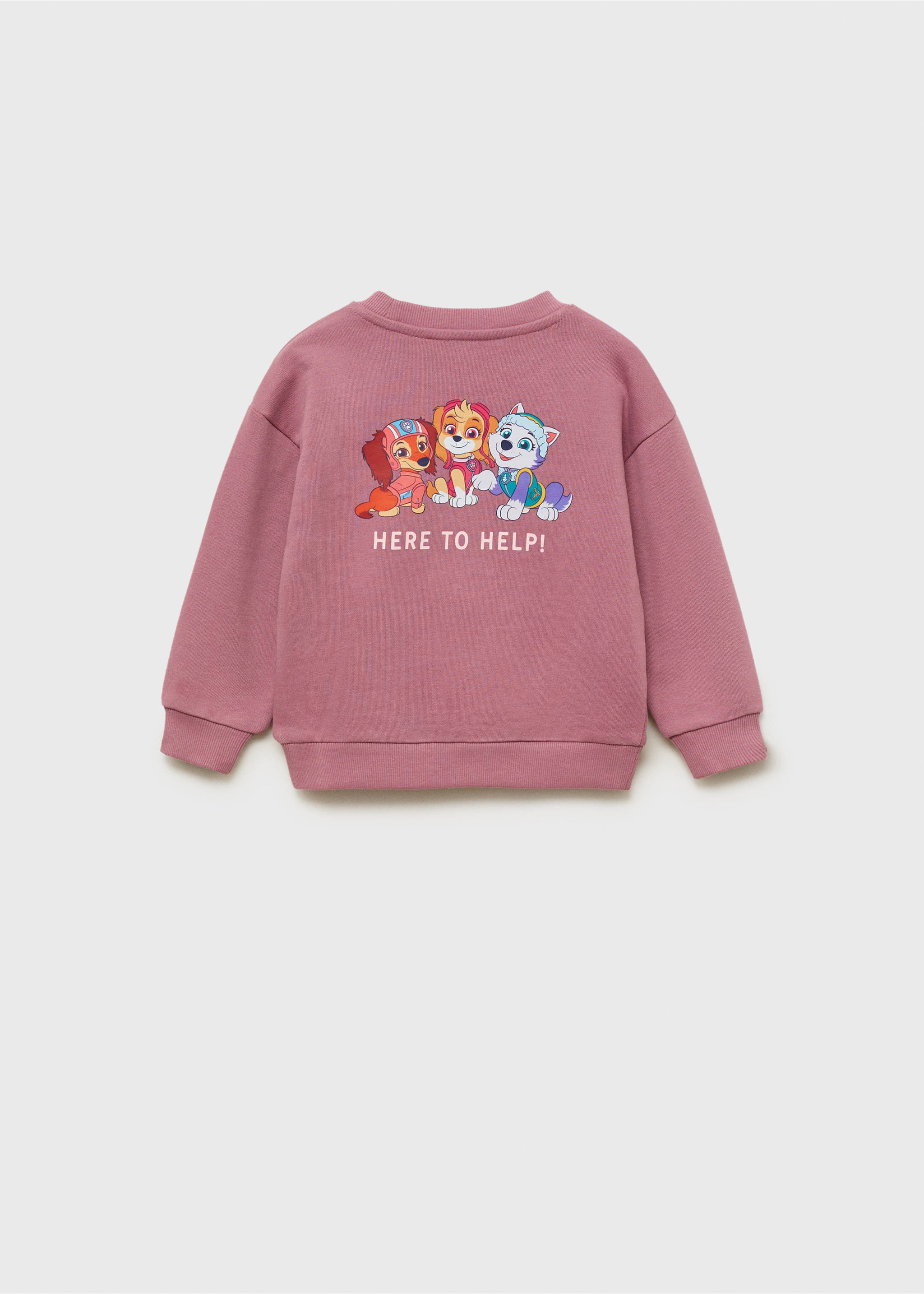 Paw Patrol Sweatshirt - Reverse of the article, Dark Red. Ref: 87055140-00.