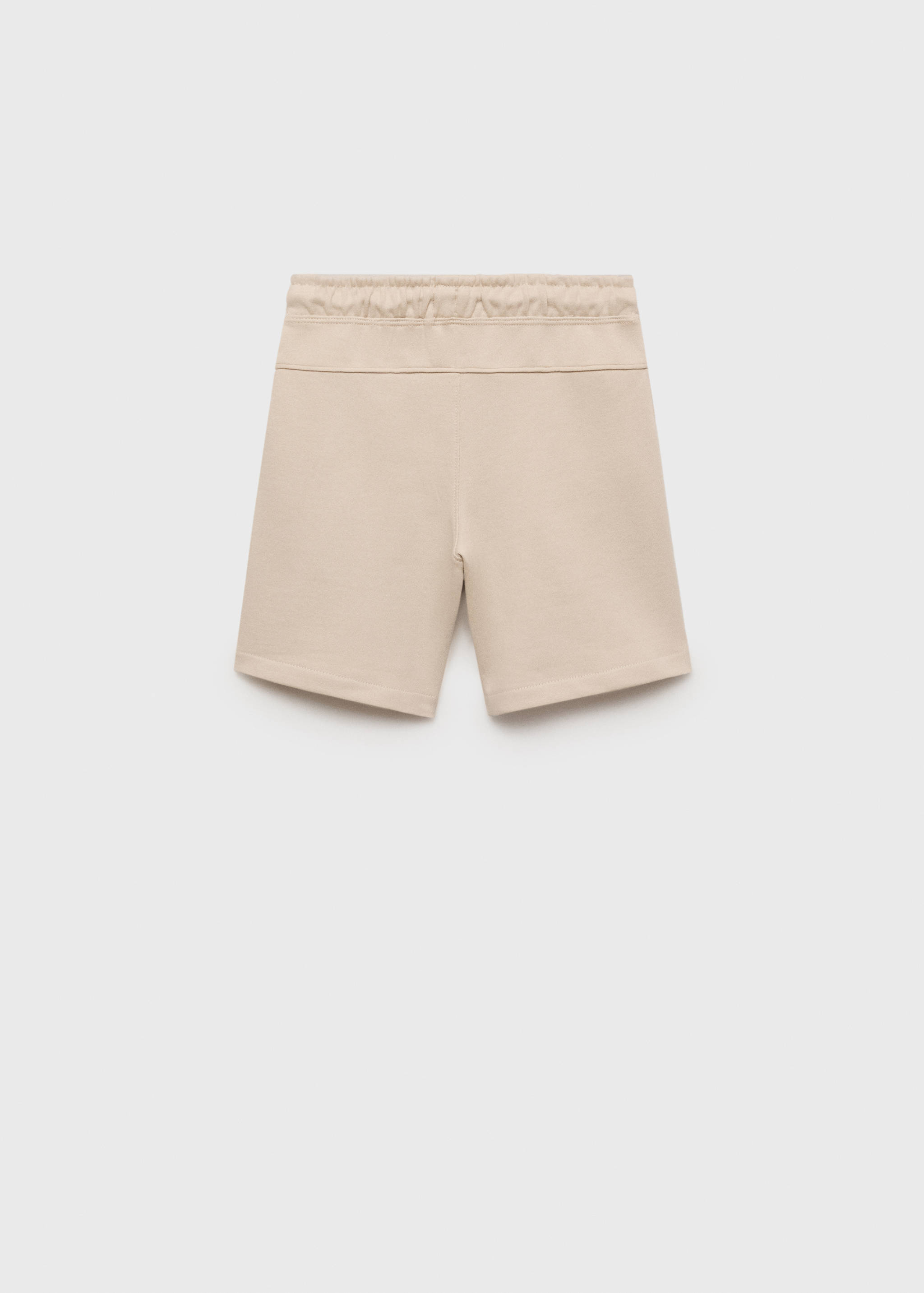 Cotton shorts with drawstring - Reverse of the article