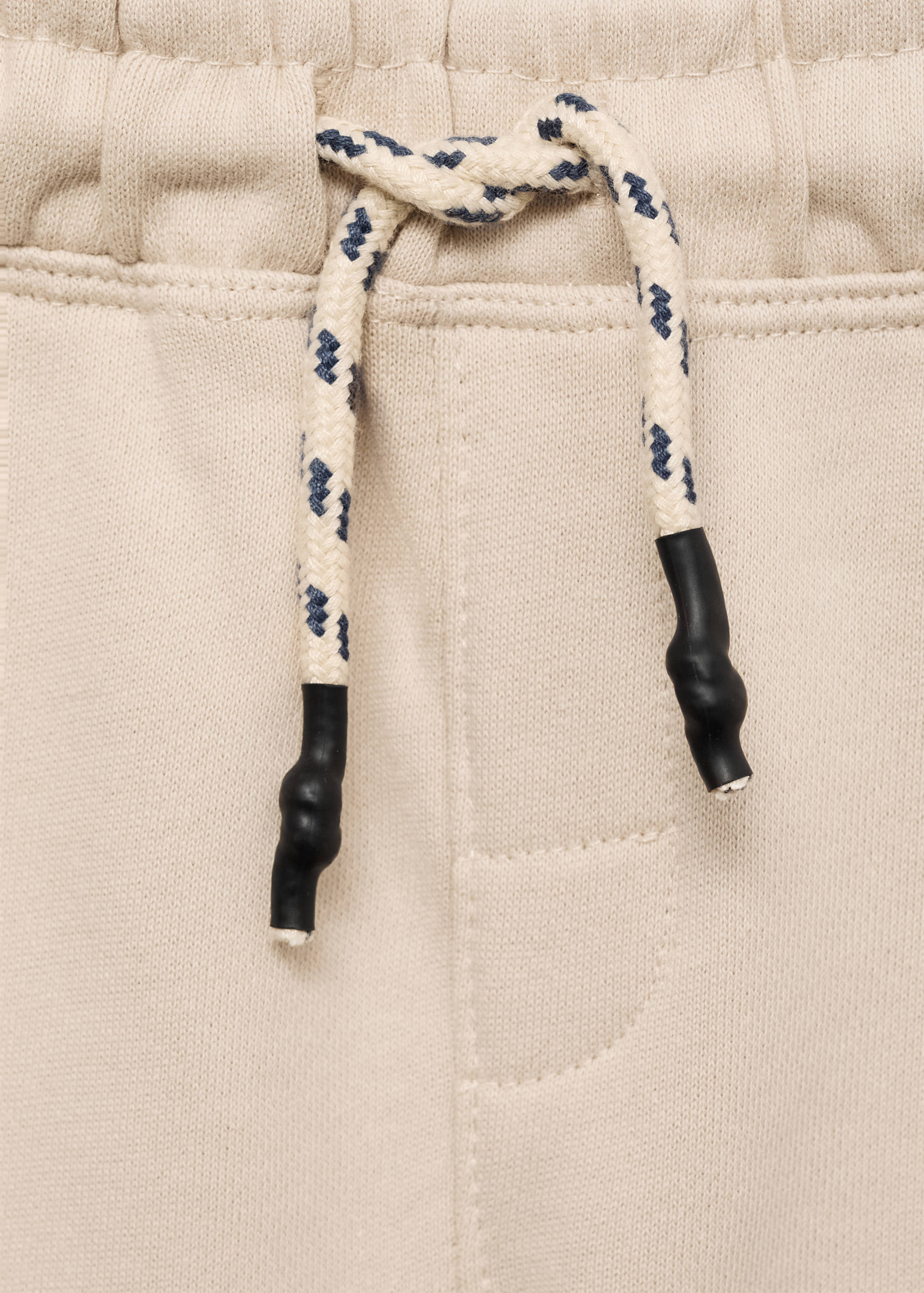 Cotton shorts with drawstring - Details of the article 8