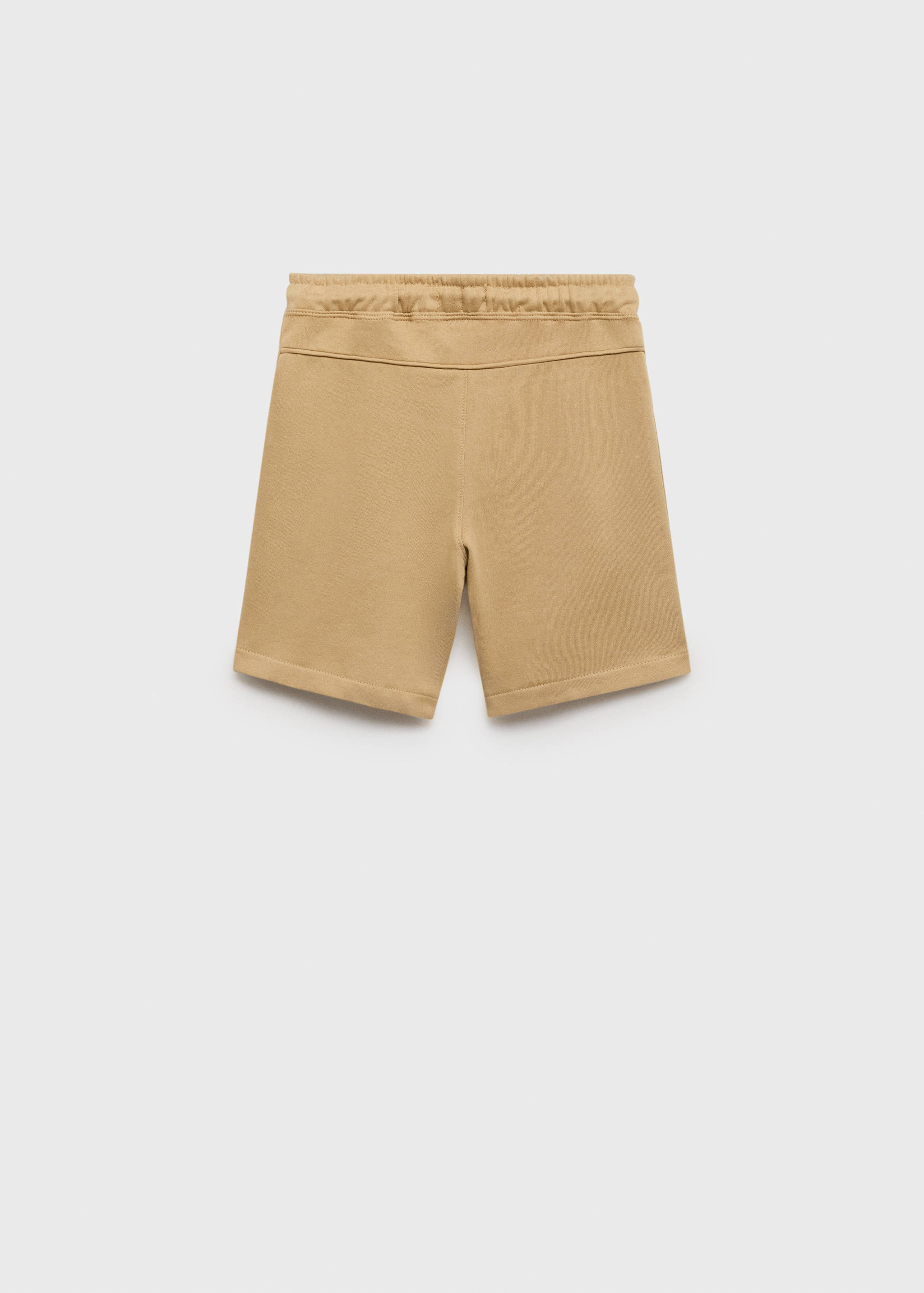 Cotton shorts with drawstring - Reverse of the article