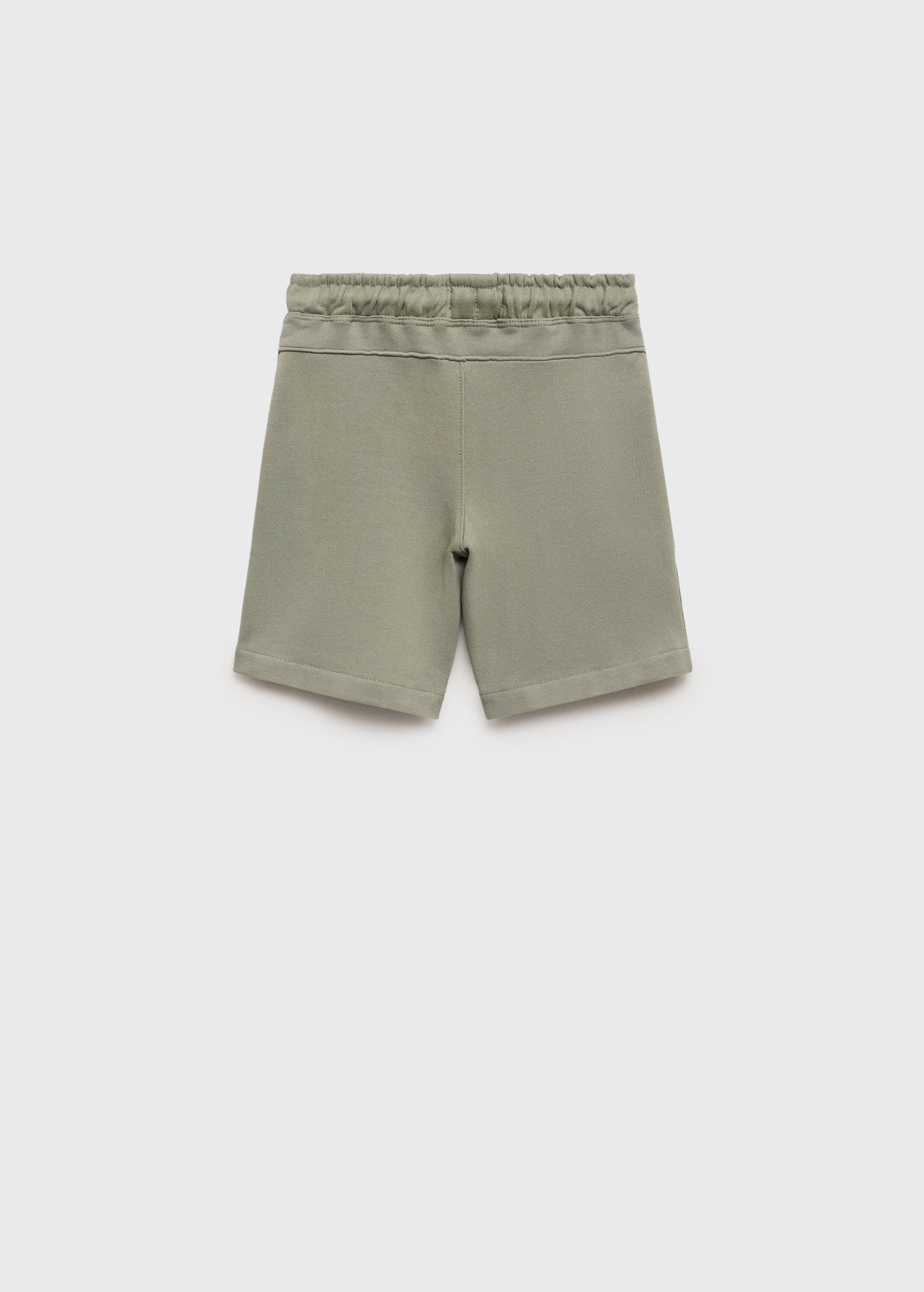 Cotton shorts with drawstring - Reverse of the article