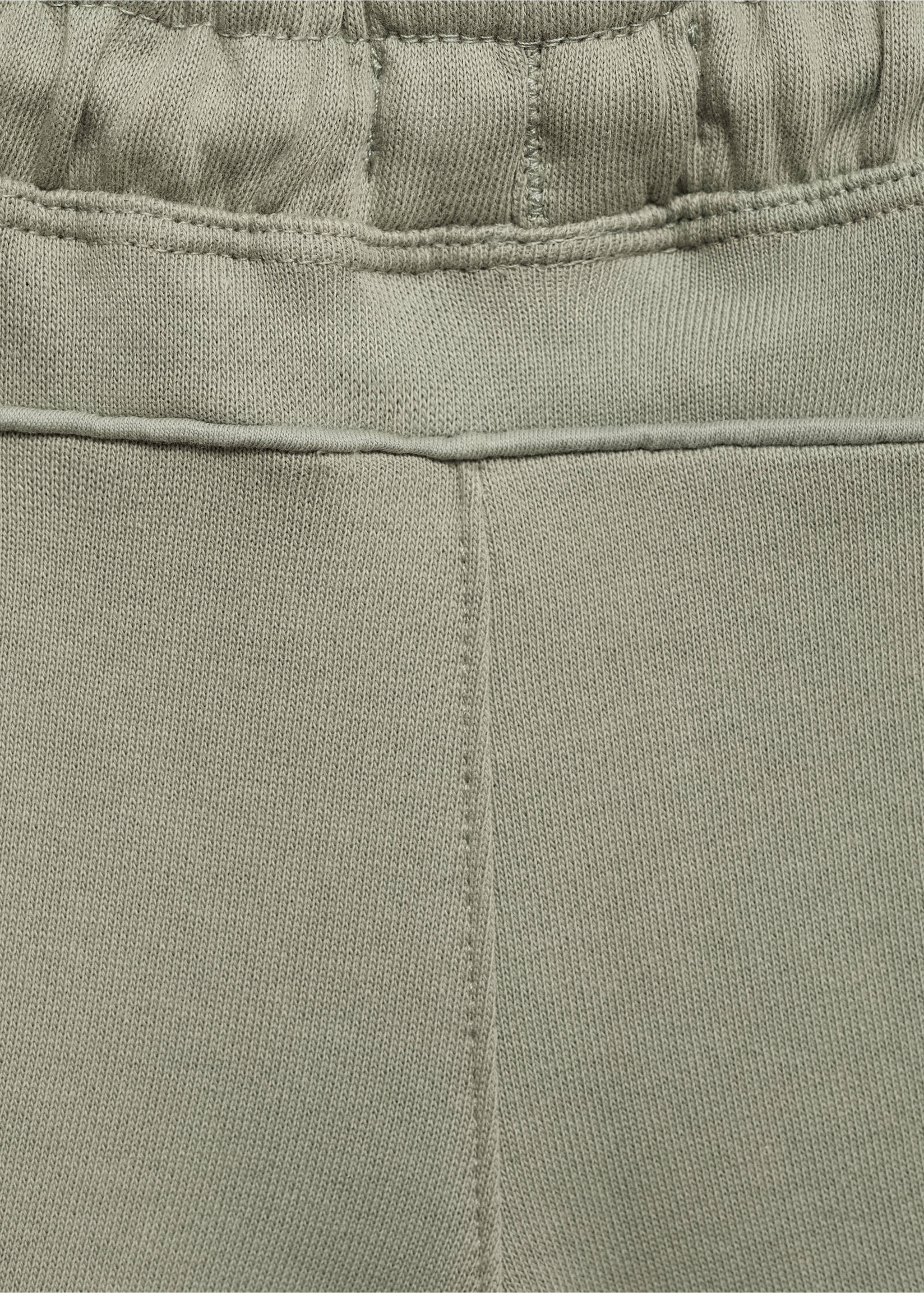 Baumwoll-Bermudashorts mit Kordelzug - Detail des Artikels 0, Khaki. Ref: 87055143-00.
