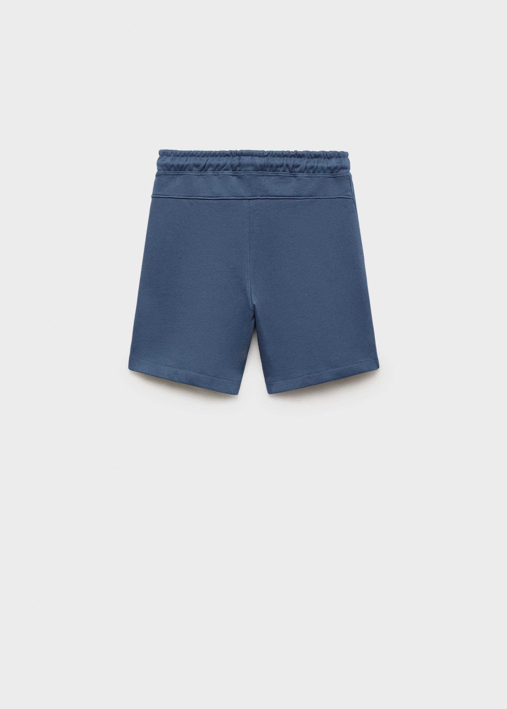 Cotton shorts with drawstring - Reverse of the article