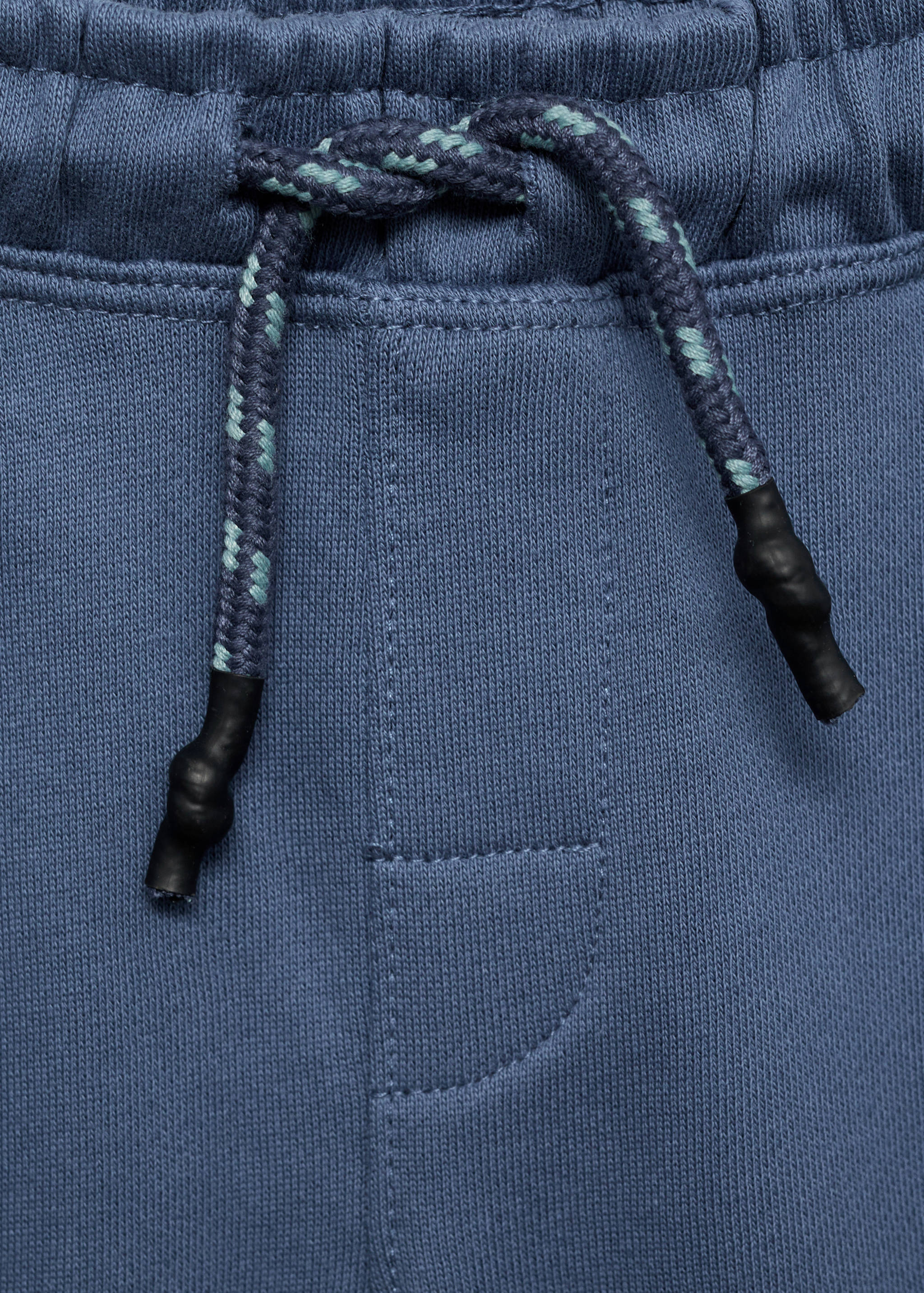 Cotton shorts with drawstring - Details of the article 8