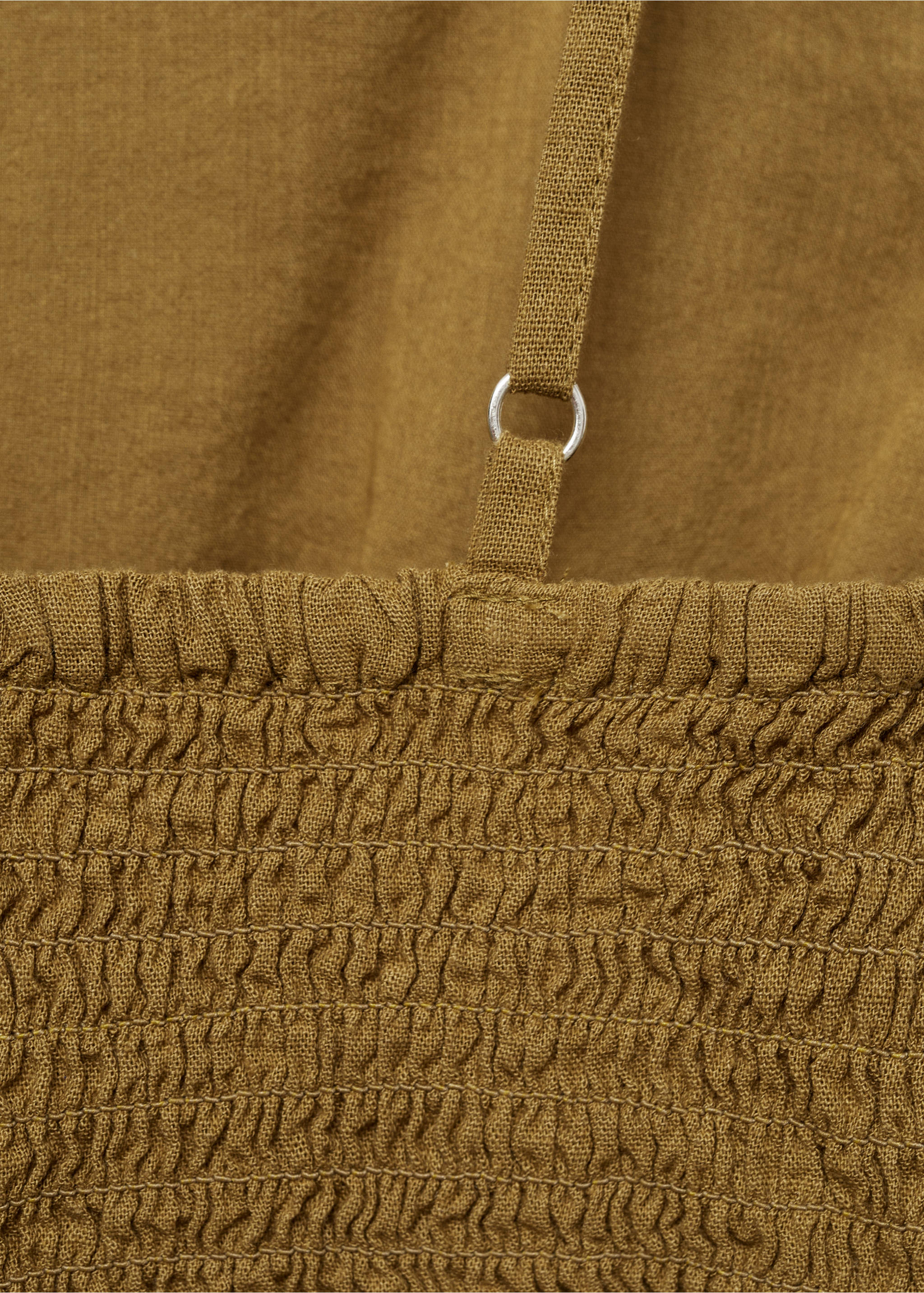 Top algodón lino - Detalle del artículo 0, Oliva. Ref: 87055726-00.