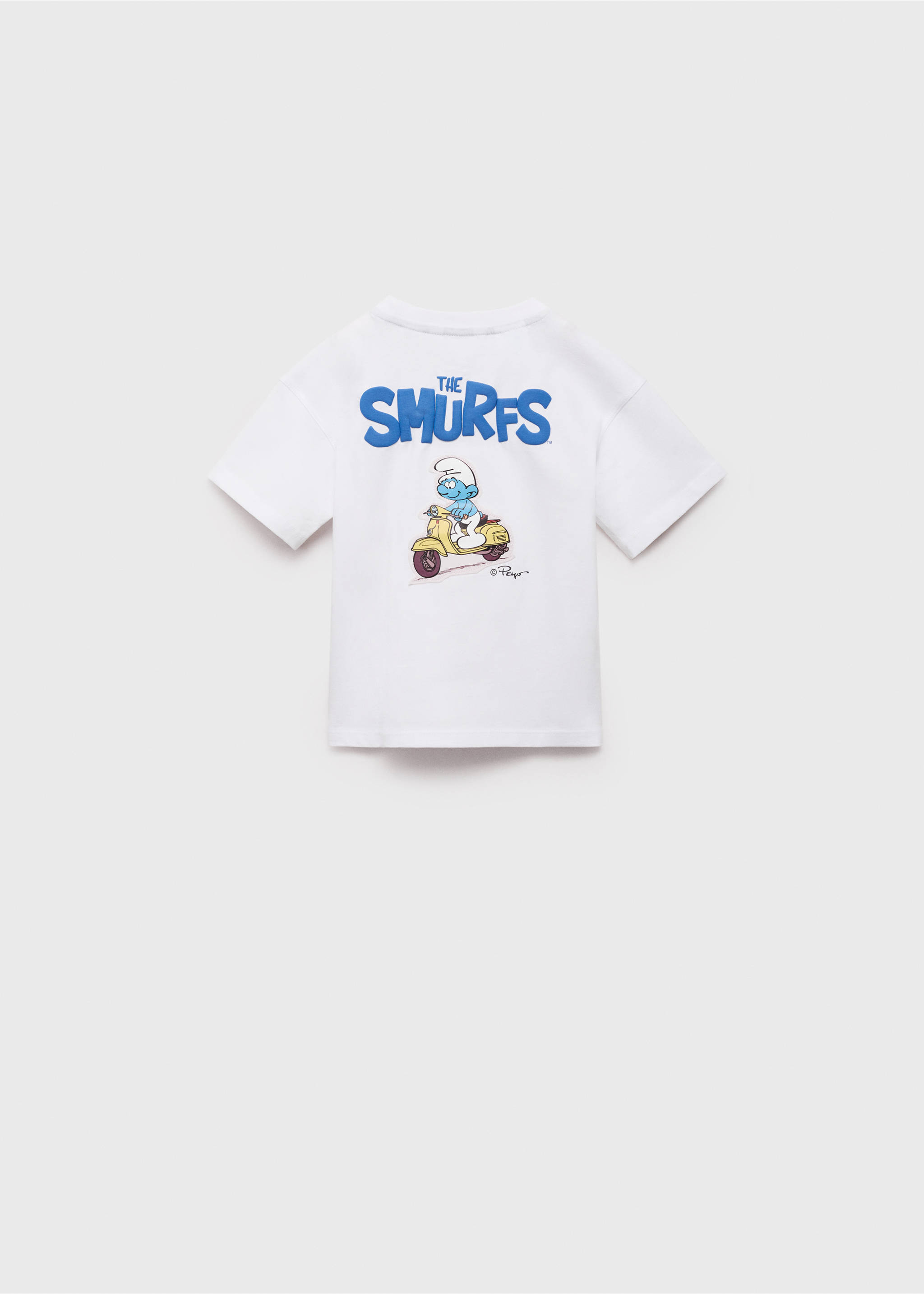 Smurfs t-shirt - Reverse of the article, Off White. Ref: 87055732-00.
