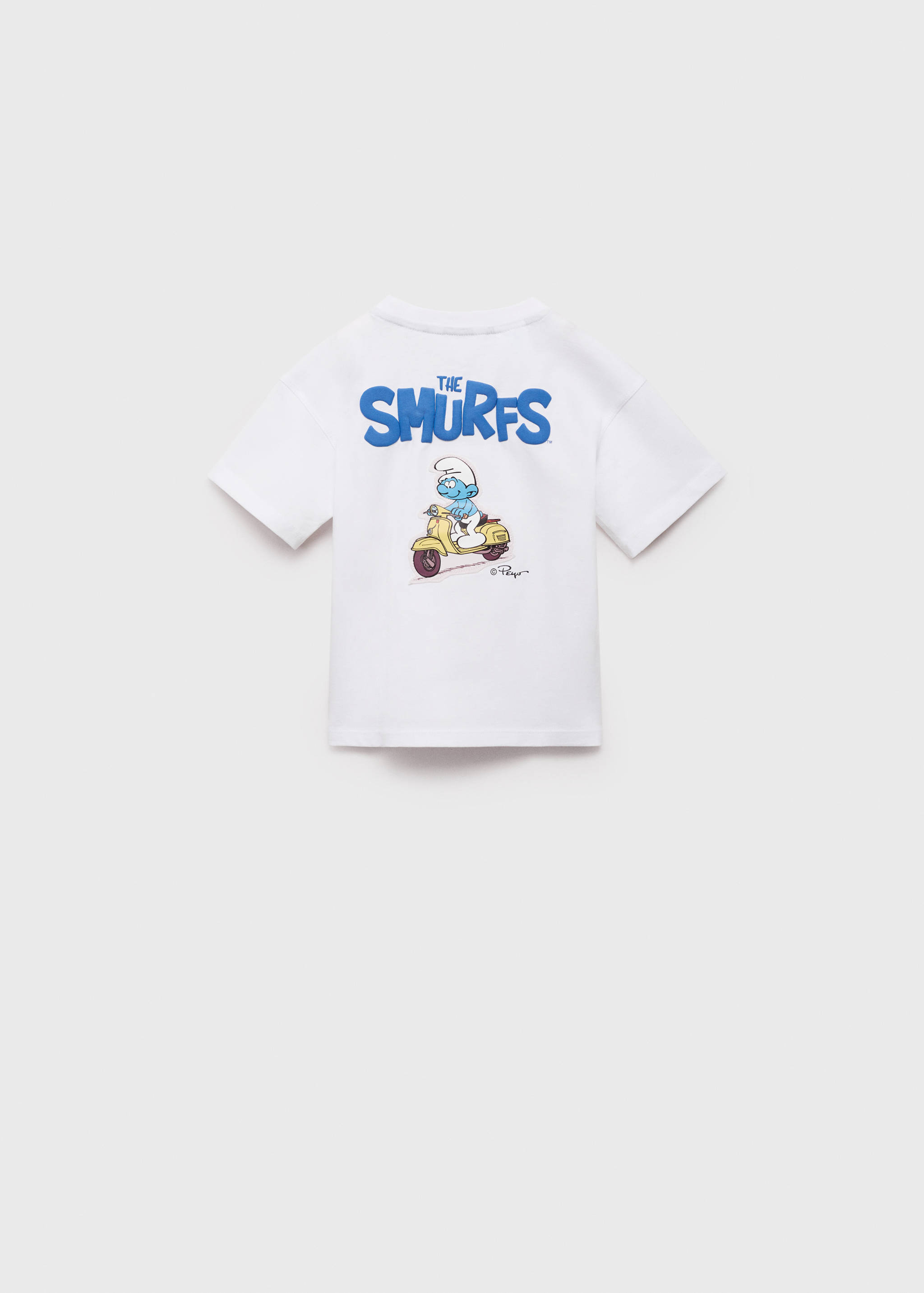 Camiseta Pitufos - Reverso del artículo