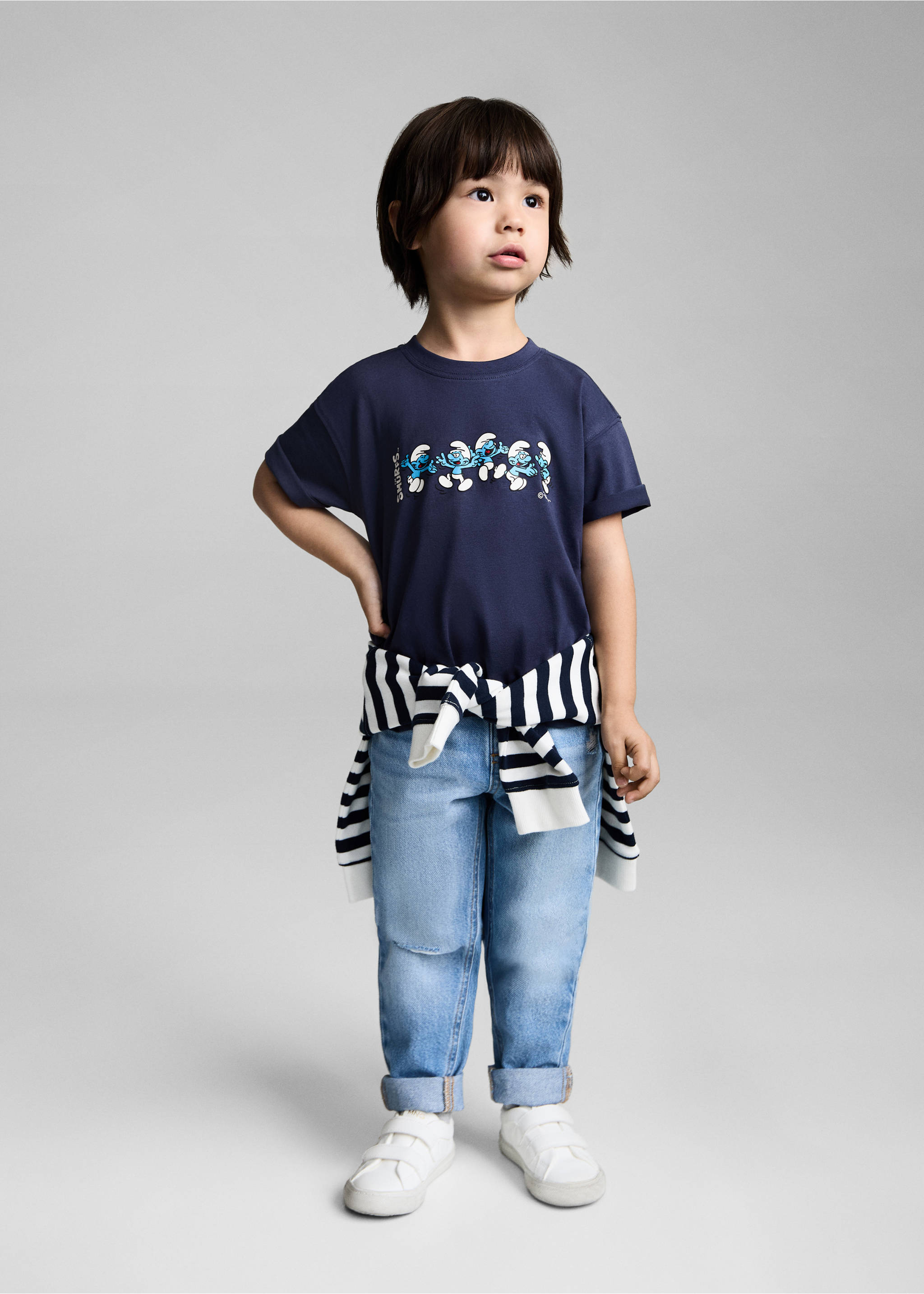 Smurfs t-shirt - General plane, Dark Navy. Ref: 87055733-00.