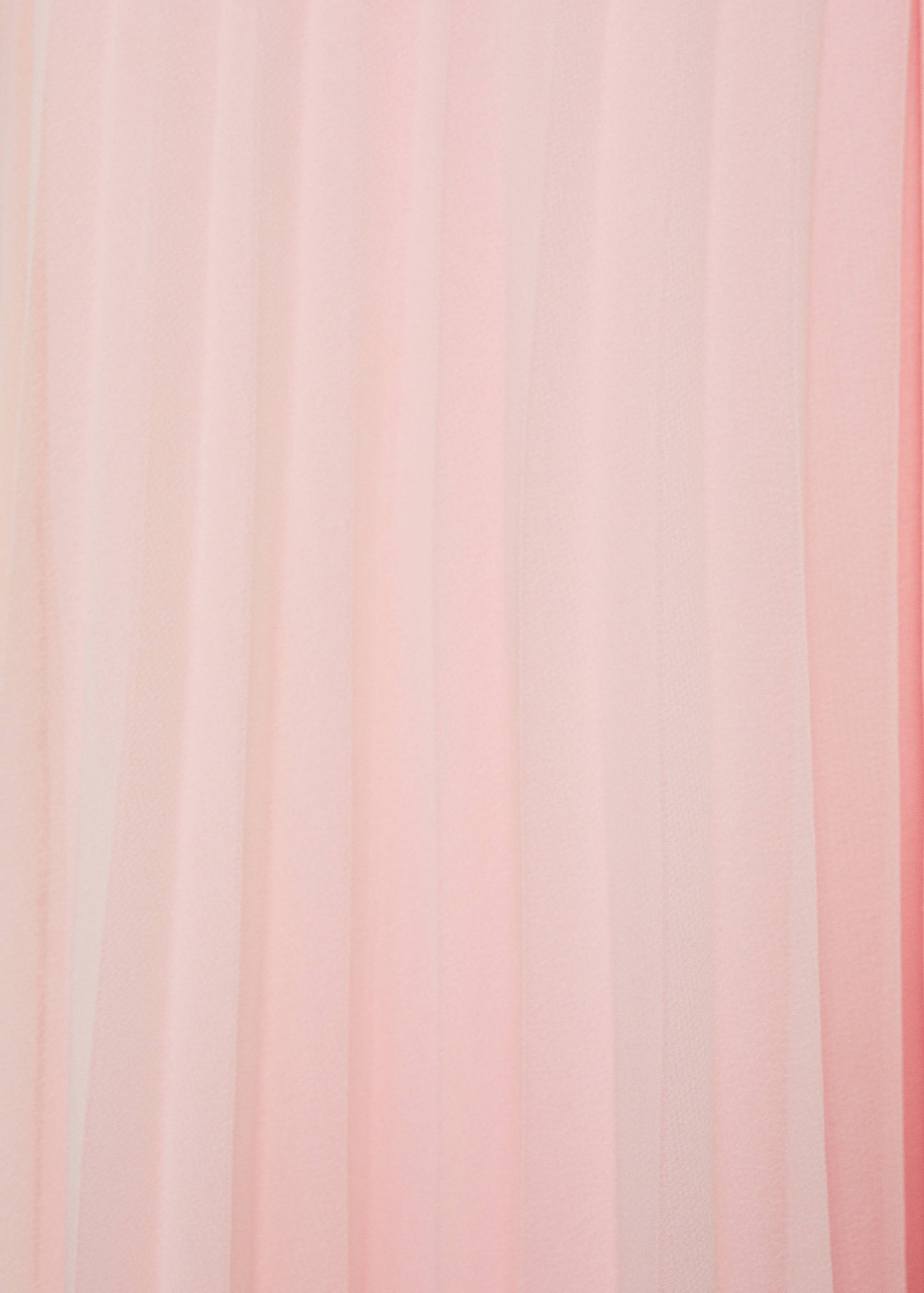 Vestido plisado cuello halter - Detalle del artículo 0