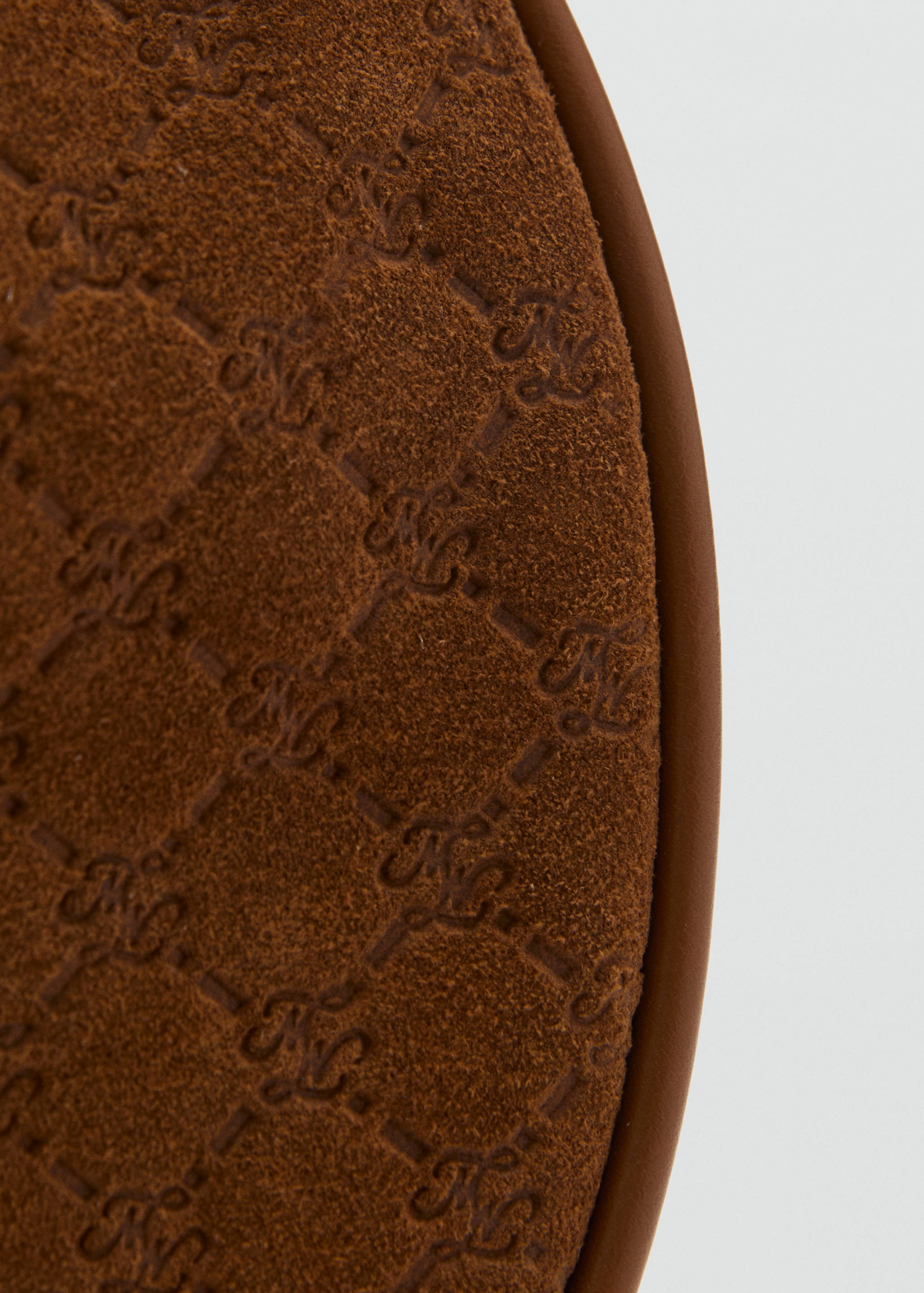 Suède schoudertas met logoprint - Detail van het artikel 2