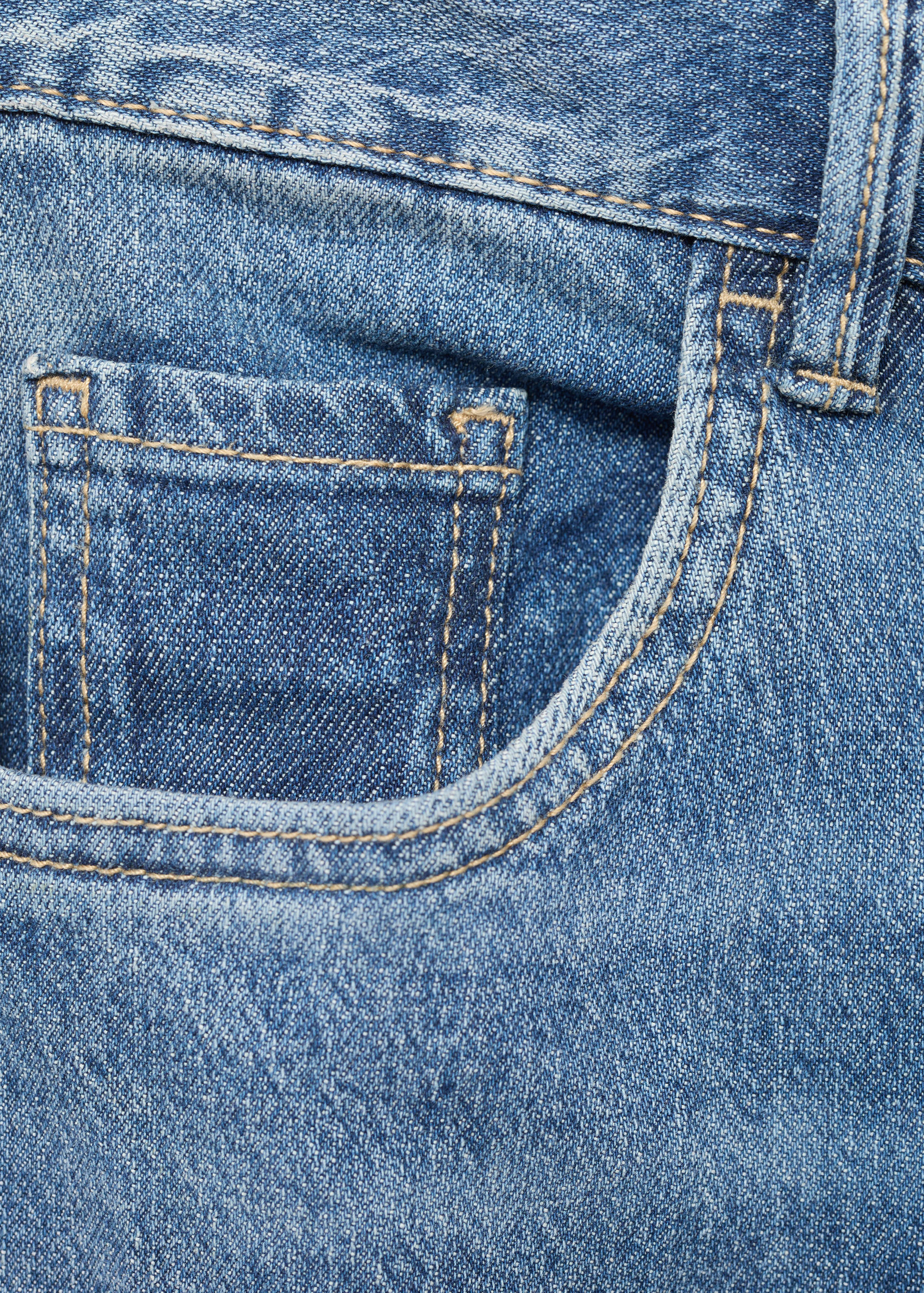 High-waisted wideleg jeans - Details of the article 0